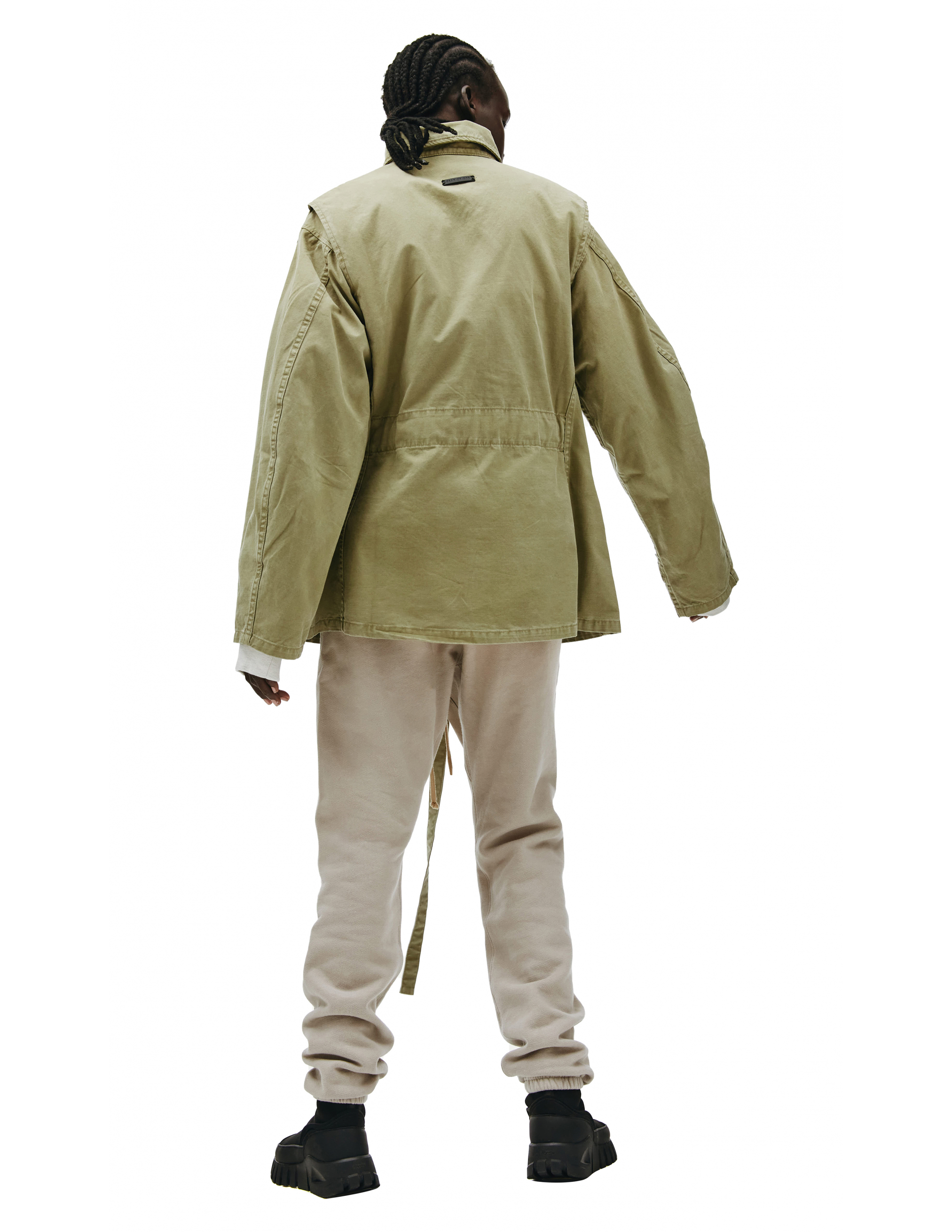 Куртка из хлопка в армейском стиле - Fear of God  FG30/013DUK/314 Фото 4