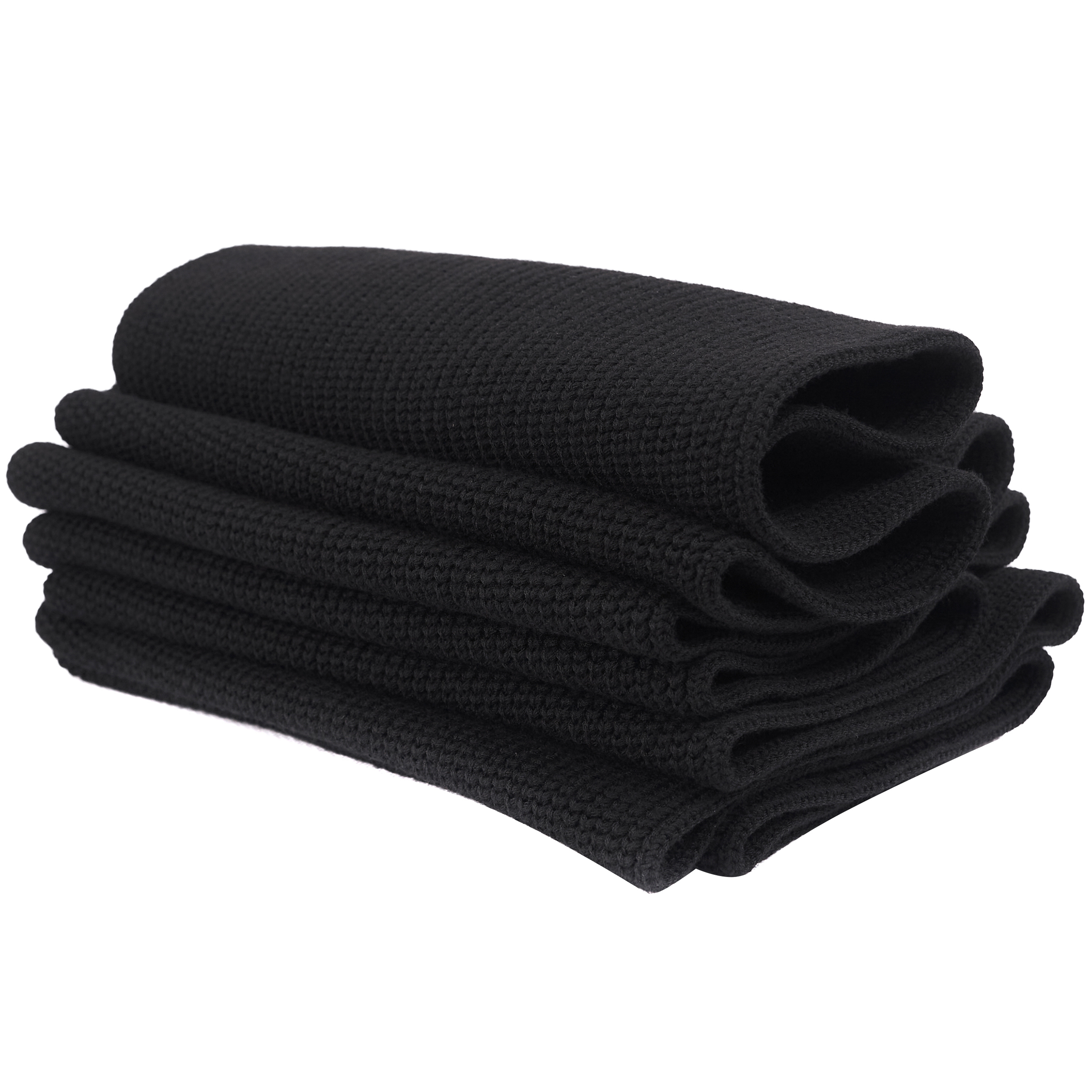 Черный шарф в рубчик Maison Margiela S50TE0082/S17791/900F, размер One Size S50TE0082/S17791/900F - фото 2