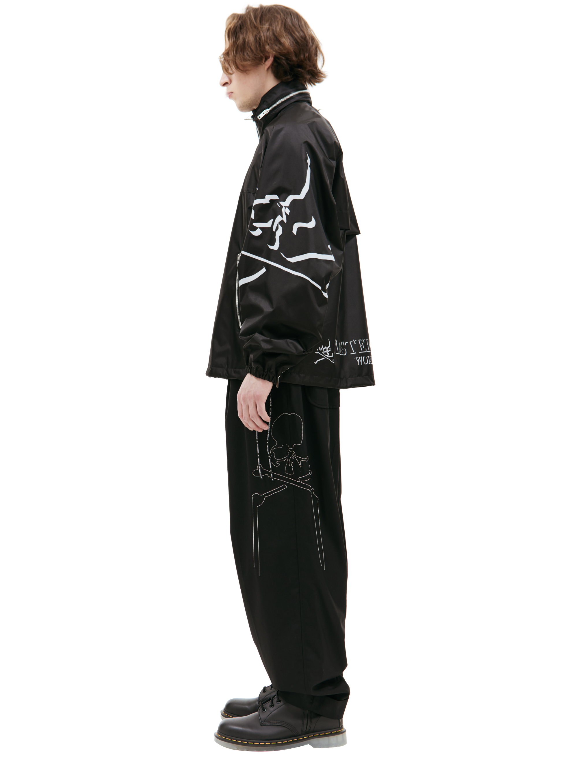 Черная куртка с логотипом Mastermind WORLD MW24S12-BL018-502/BLACK, размер S;XL MW24S12-BL018-502/BLACK - фото 2