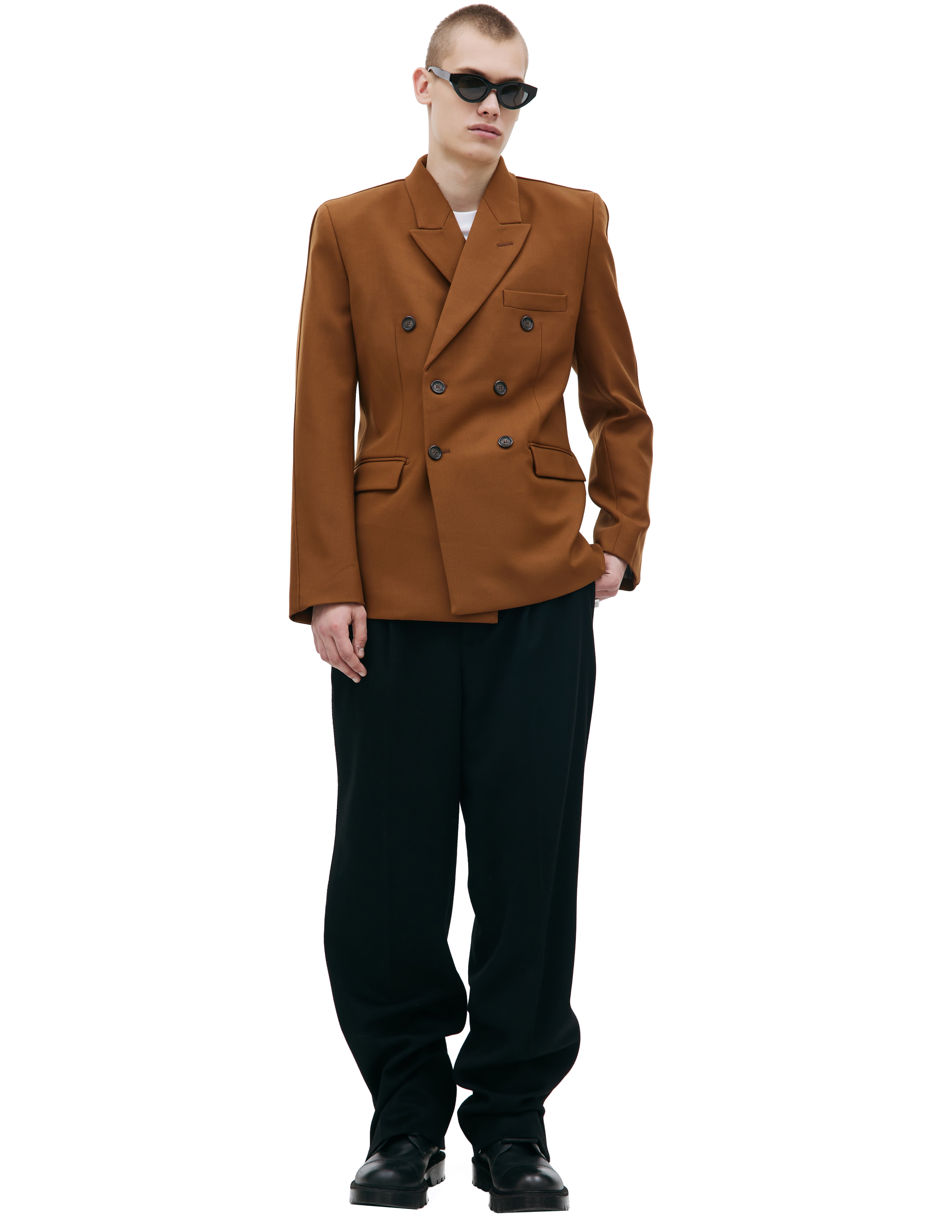 Двубортный пиджак из шерсти VTMNTS VL18JA720X/5016, размер M;L;XL