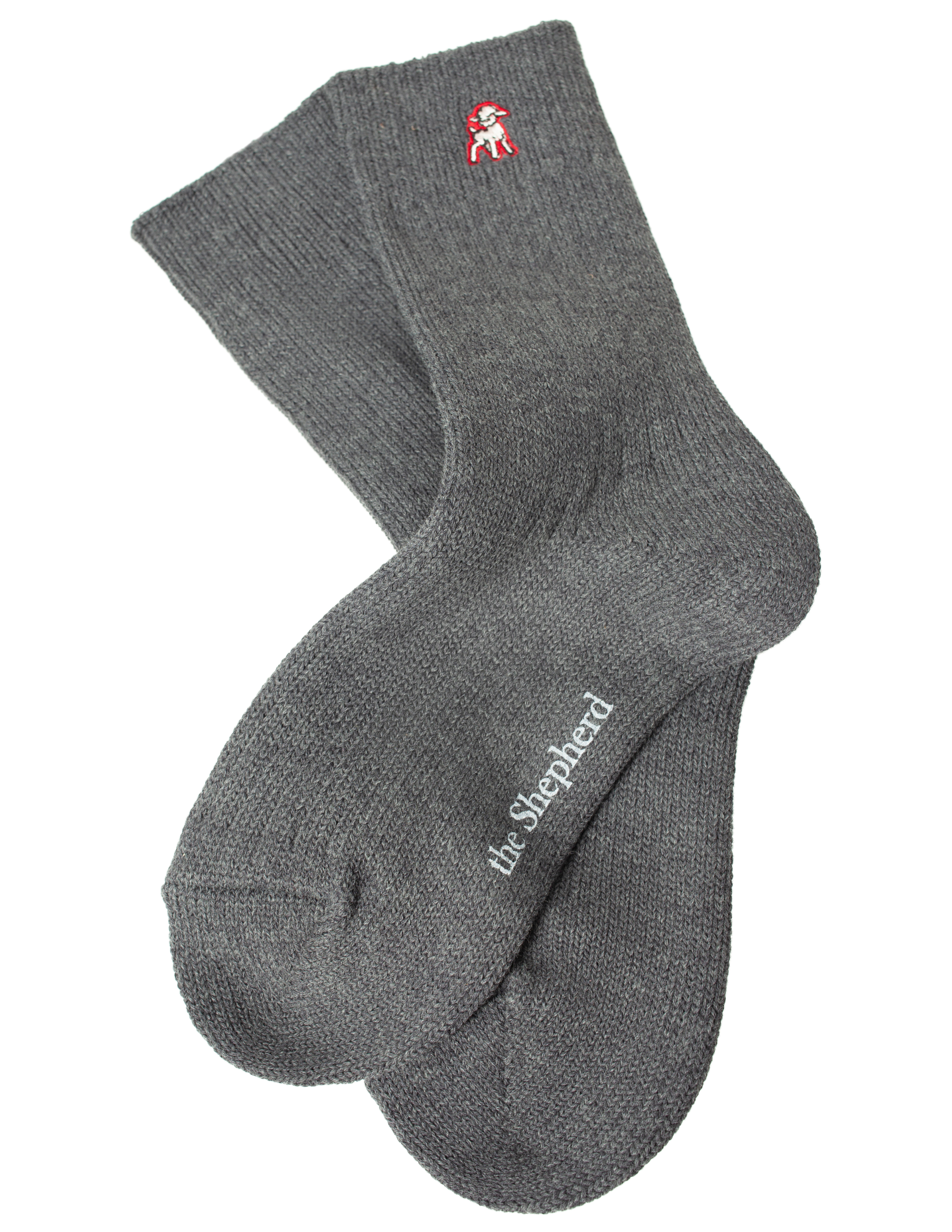 Серые носки с вышивкой Undercover US2B4L01/T.CHARCOAL, размер One Size