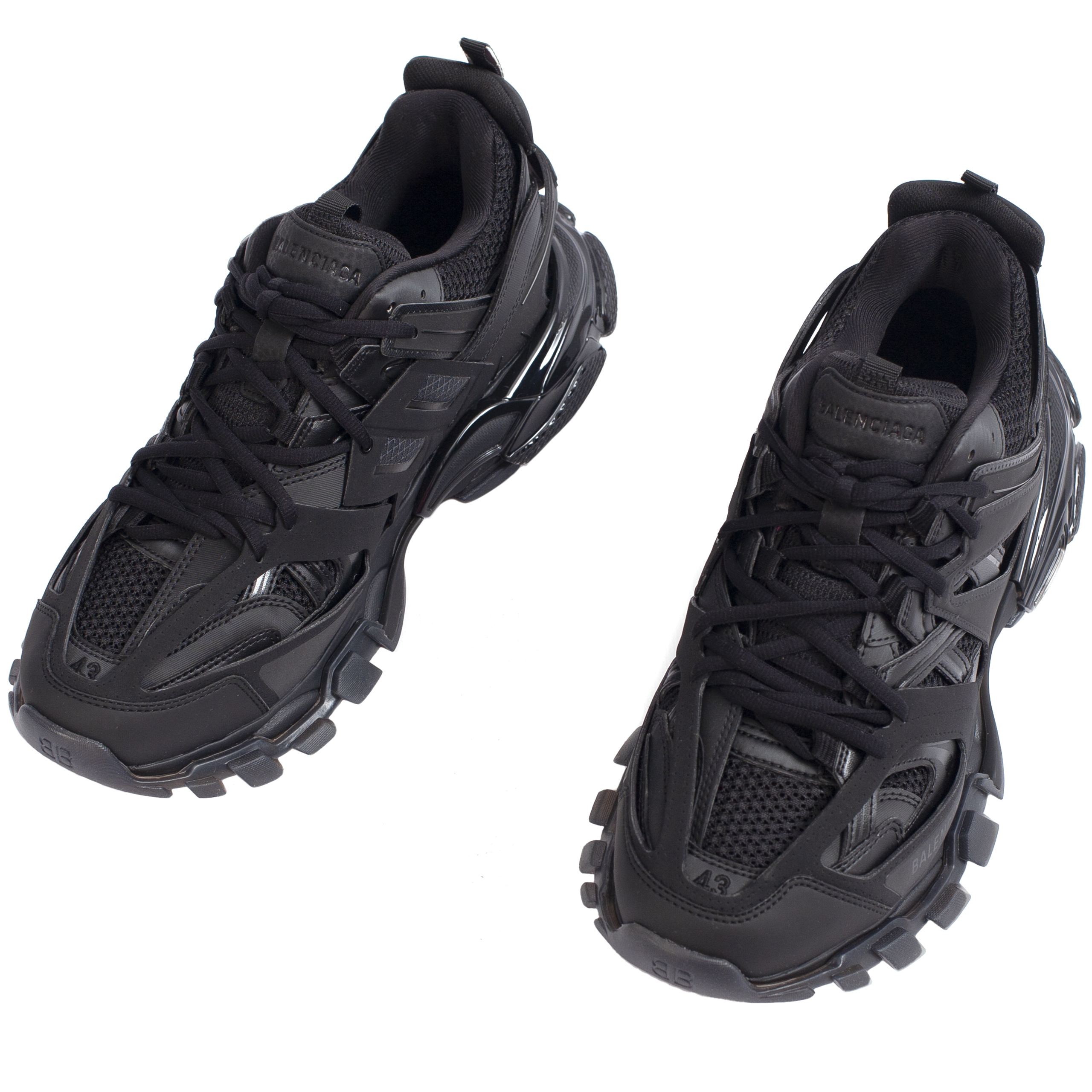 Черные кроссовки Track 2 - Balenciaga 647742/W3BM1/1000 Фото 2