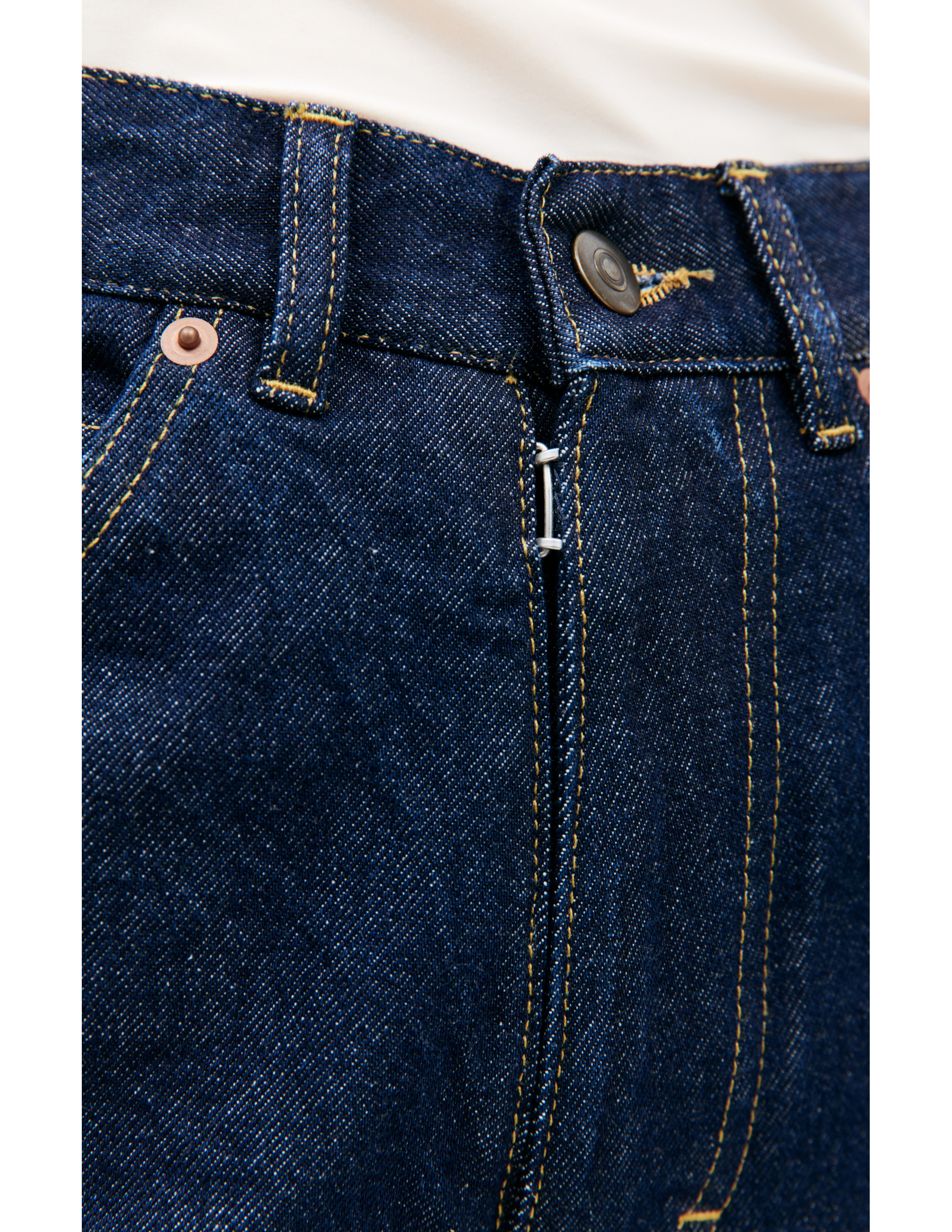 Прямые джинсы с контрастной строчкой Maison Margiela S67LA0026/S30854/470, размер 30;32;34 S67LA0026/S30854/470 - фото 5