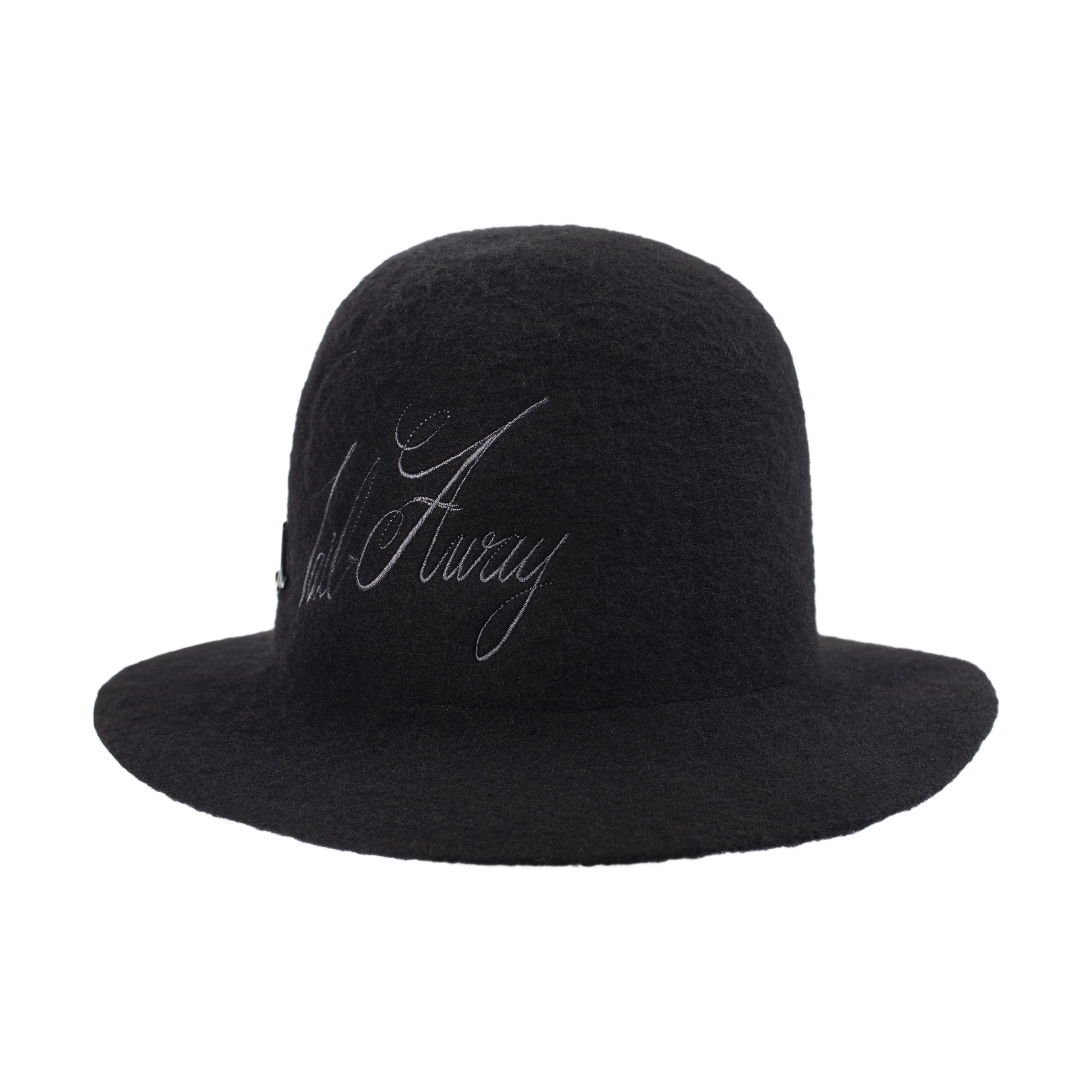 Шерстяная шляпа с вышитым логотипом Junya Watanabe WH-K606-051-1, размер 3 - фото 3