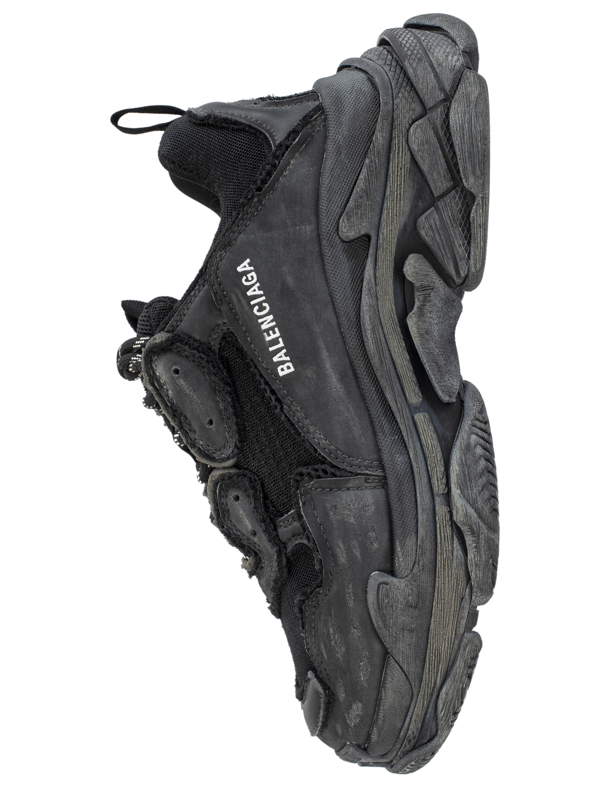 Черные кроссовки Triple S Balenciaga 534217/W3CS1/1000, размер 46;45;44;43;42;40;39