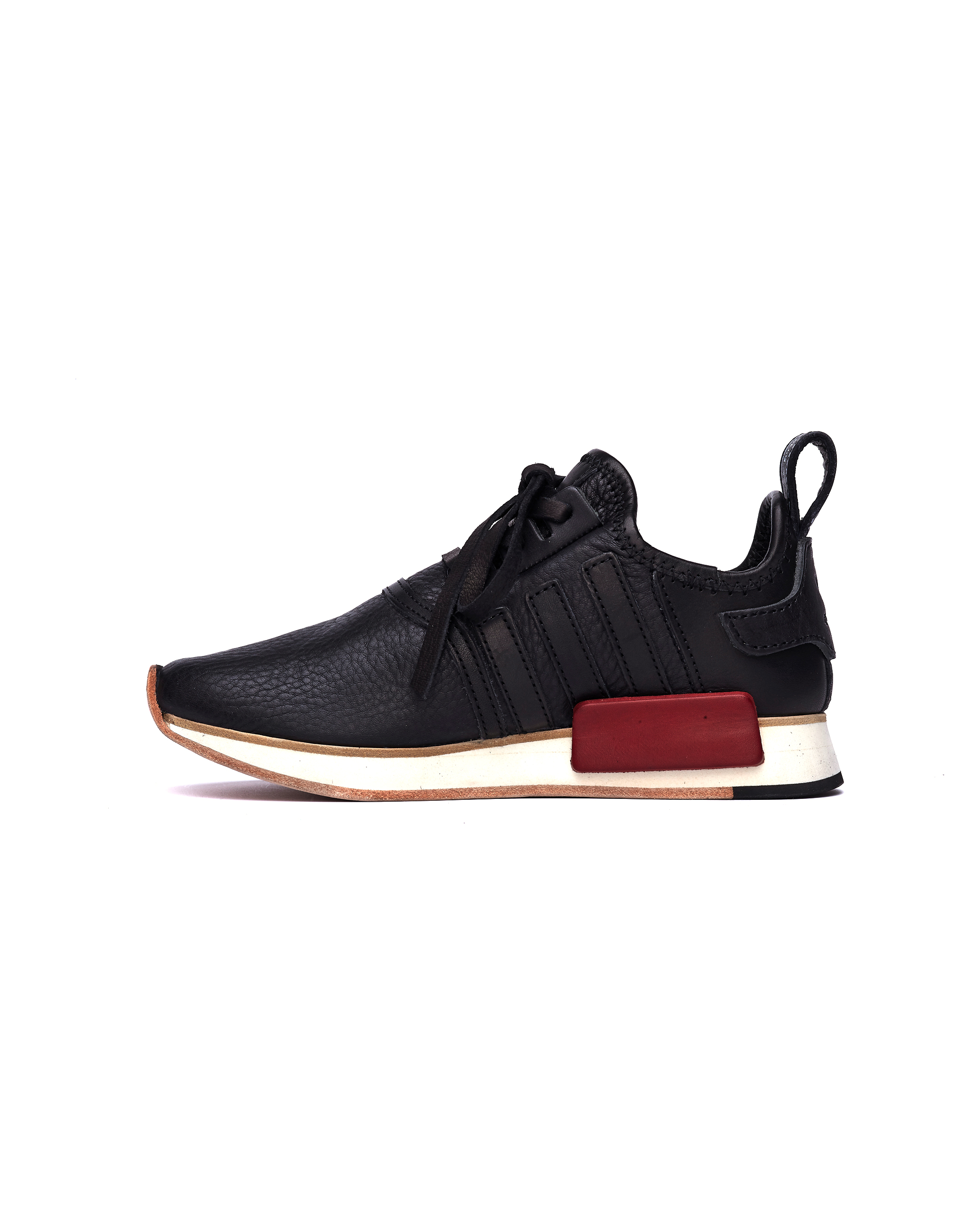 Черные кожаные кроссовки Adidas NMD_R1 Hender Scheme NMD_R1/multi, размер sm;sm;sm NMD_R1/multi - фото 2