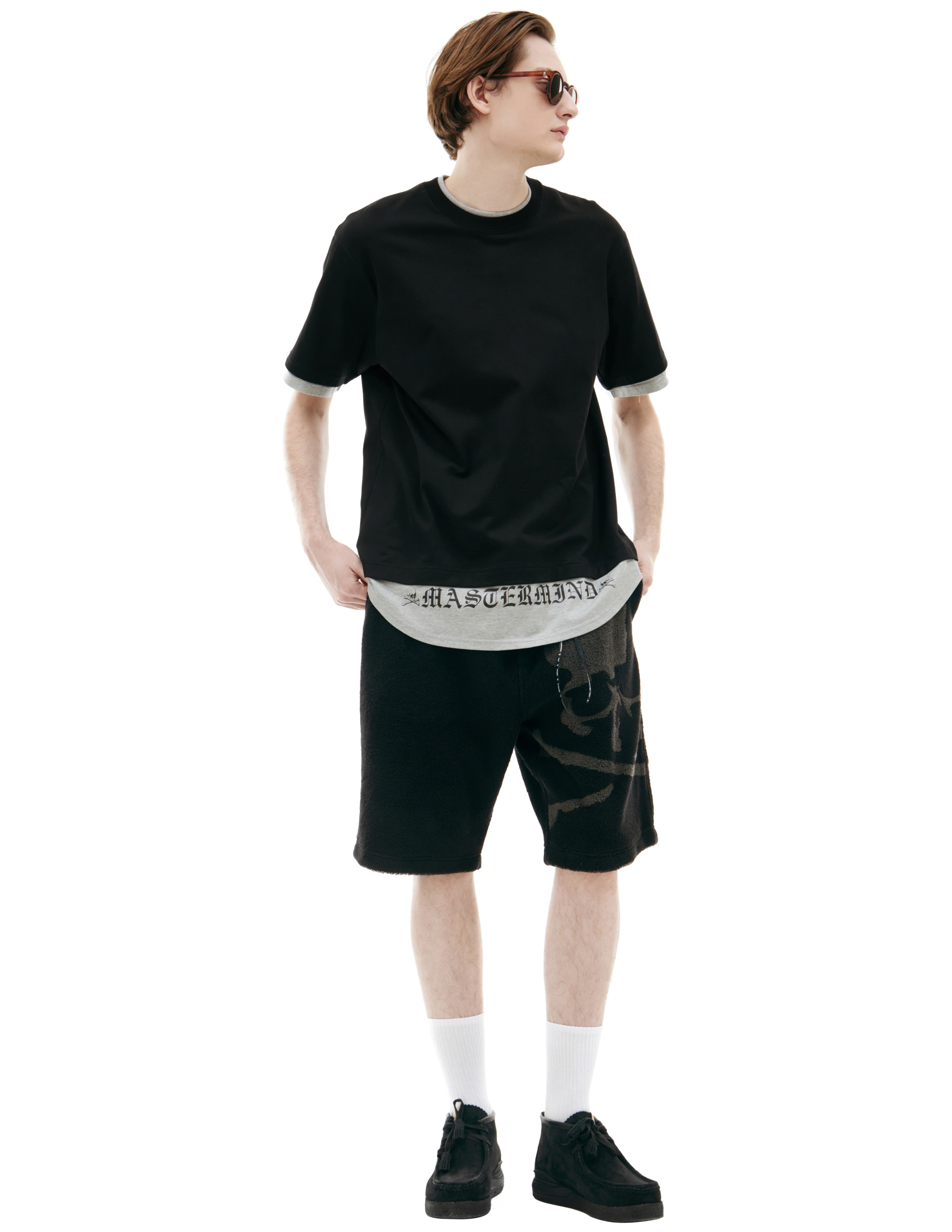 Двуслойная футболка с логотипом 94100₽