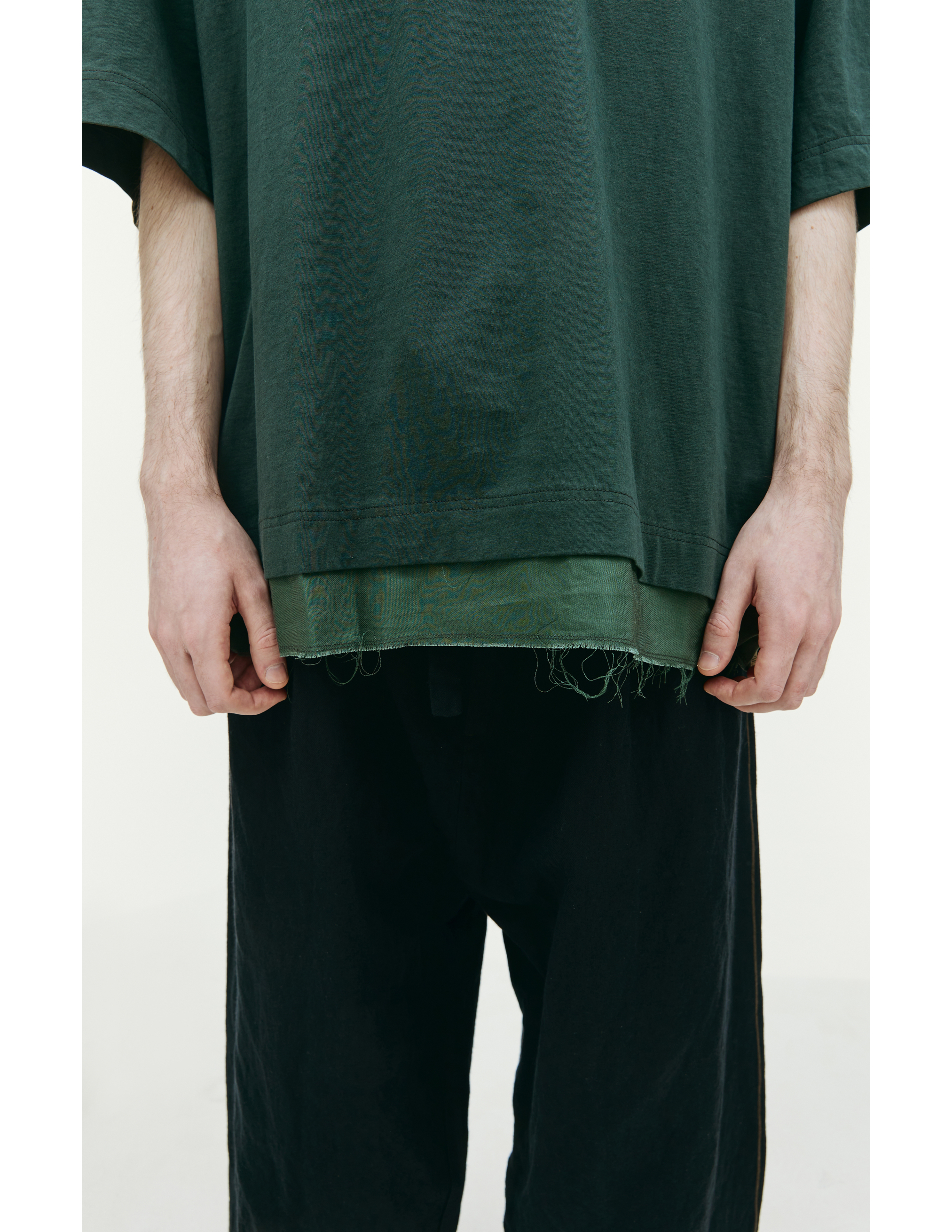 Комбинированная футболка с воротником-поло Ziggy Chen 0M2310211, размер 48;50;52 - фото 5