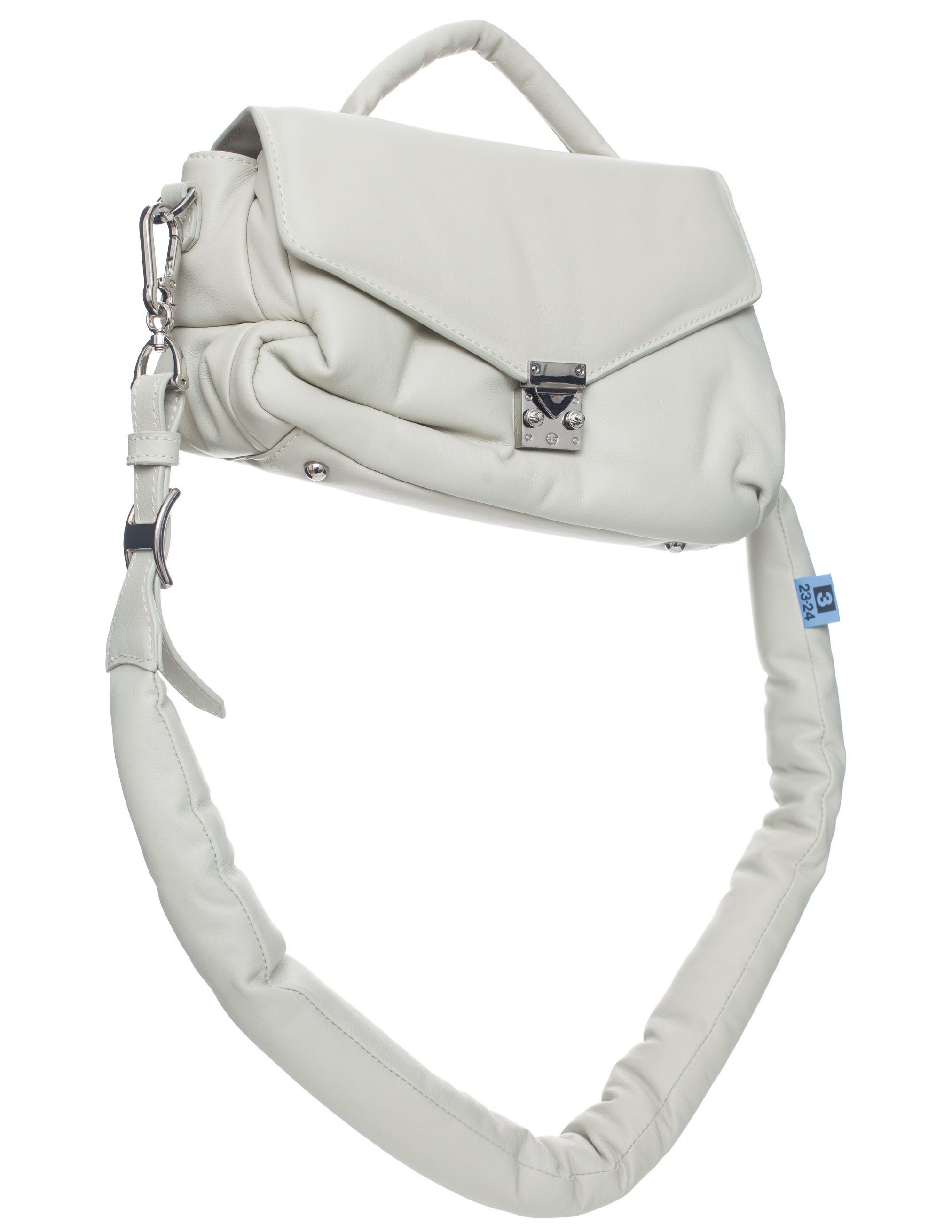 Кожаная сумка Puffer Maison Mihara Yasuhiro A11BG702/WHITE, размер One Size A11BG702/WHITE - фото 1