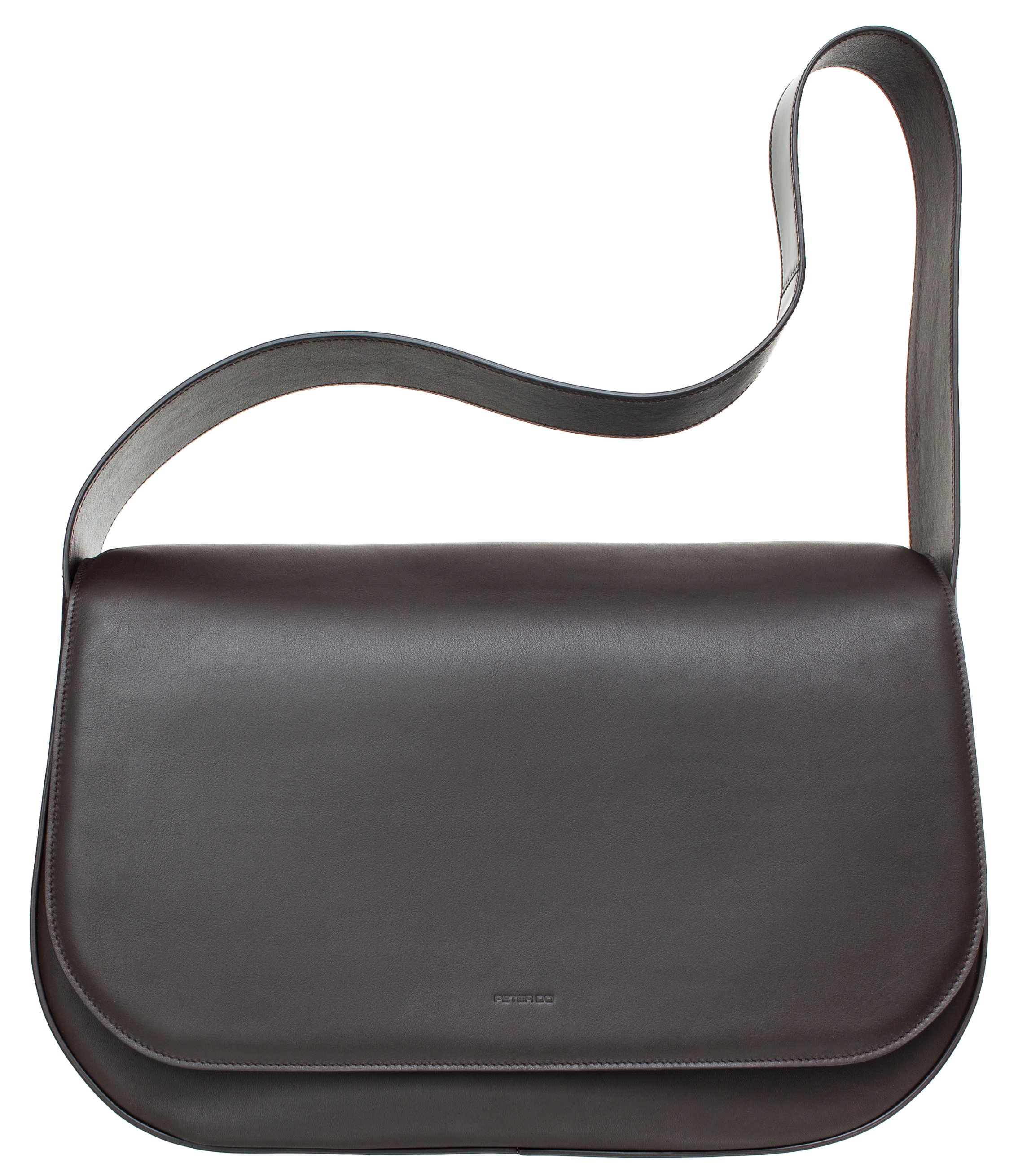 Кожаная сумка Dumpling medium PETER DO PD/FW22/813A/brown, размер One Size
