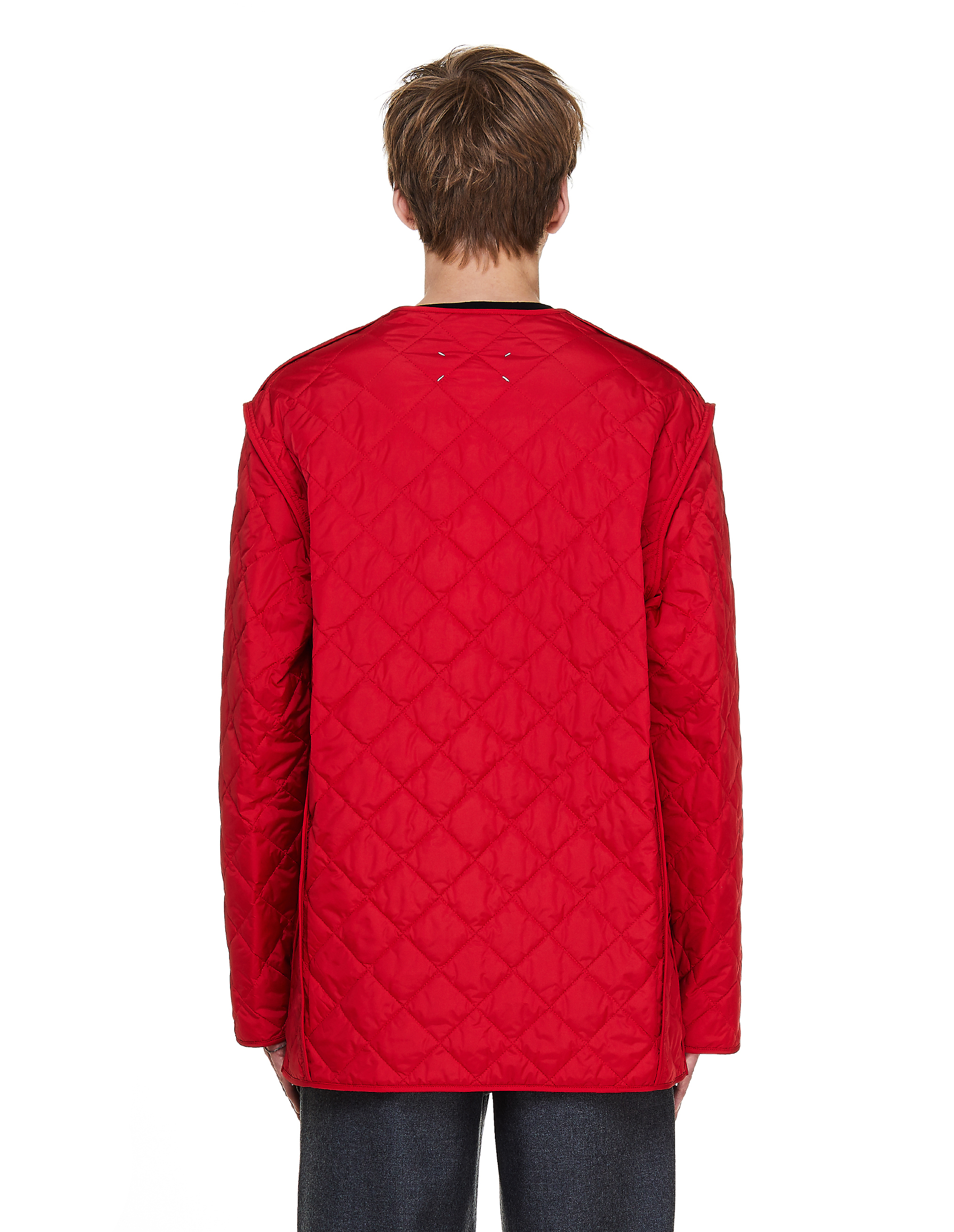 Красная стеганая куртка - Maison Margiela S50AM0467/S53045/314 Фото 3