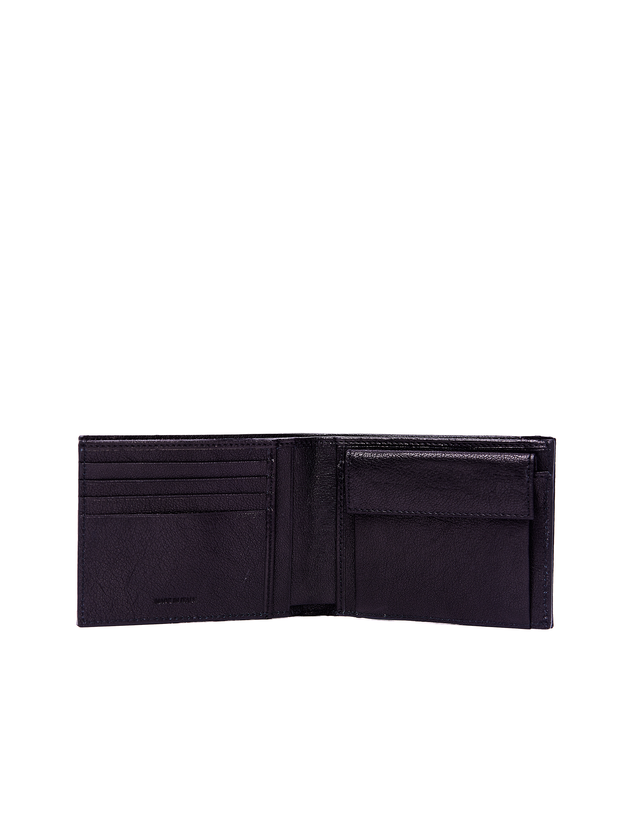 Черный кожаный кошелек Pocket Ugo Cacciatori WL141/VRN, размер One Size WL141/VRN - фото 2