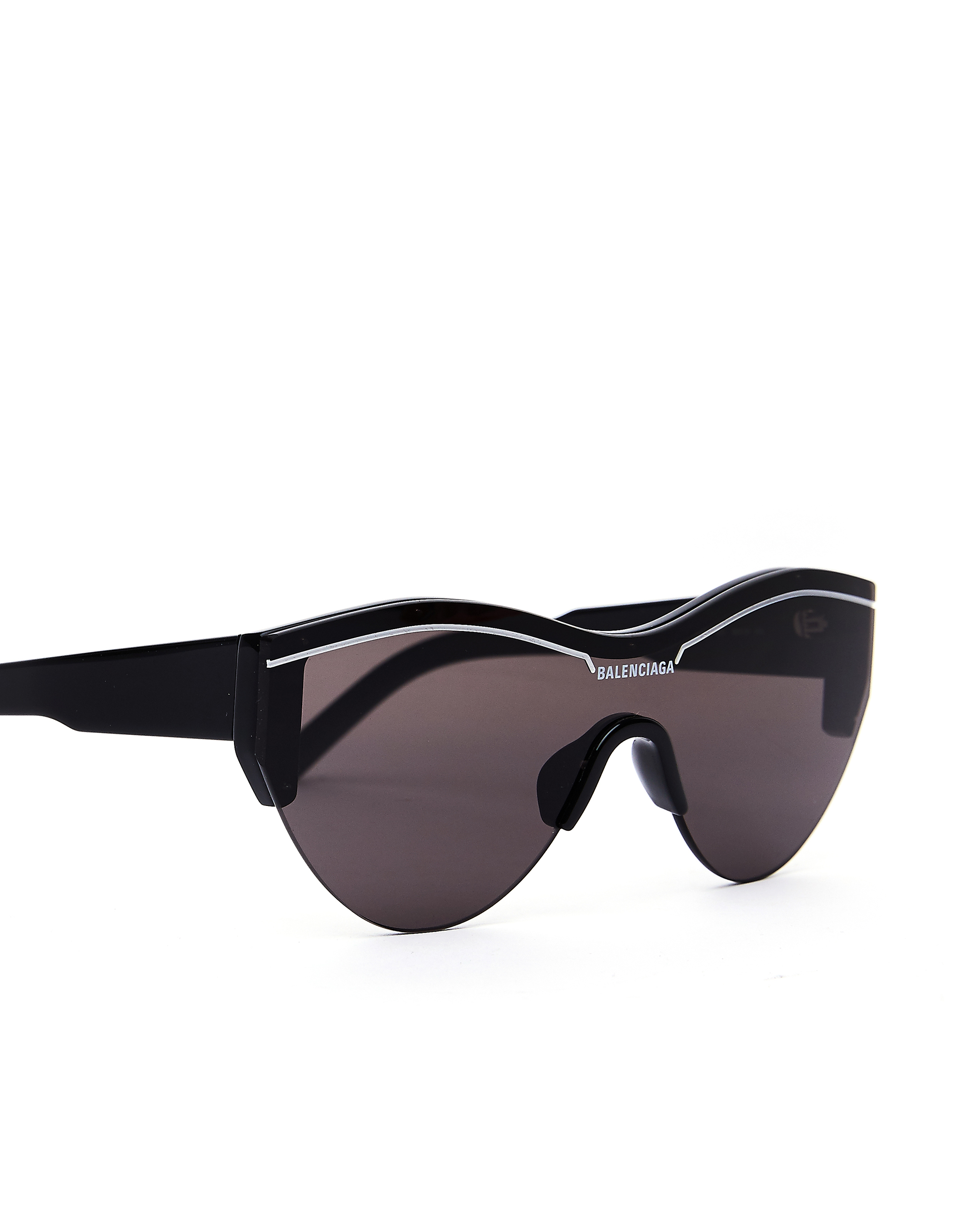 Черные очки Ski Cat Balenciaga 570484/T0001/1000, размер One Size 570484/T0001/1000 - фото 3
