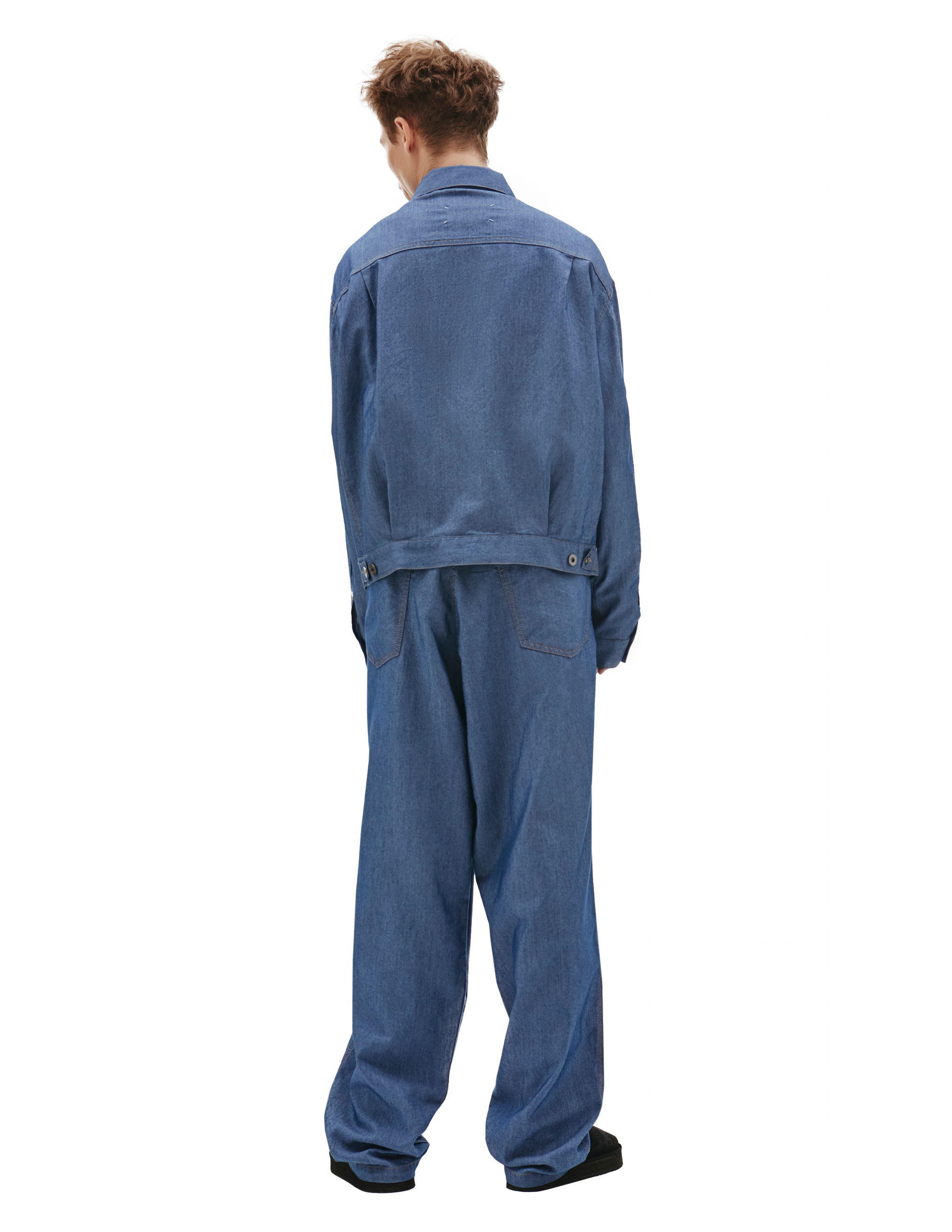 Синяя куртка на пуговицах Maison Margiela S50AM0538/S30773/961, размер 50;48 S50AM0538/S30773/961 - фото 4