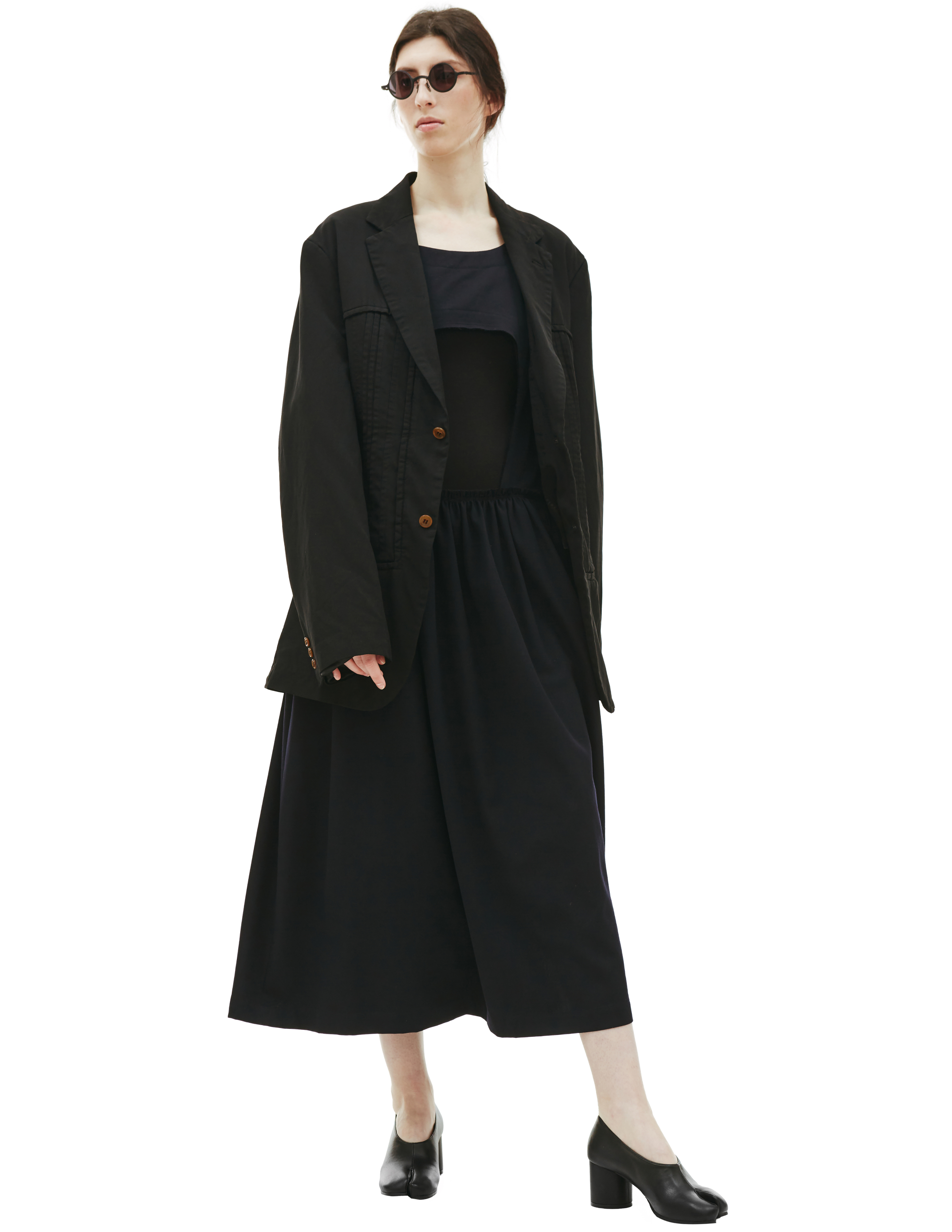 Черный приталенный пиджак Comme des Garcons Homme plus PE-J055-051-1, размер L;XL - фото 1