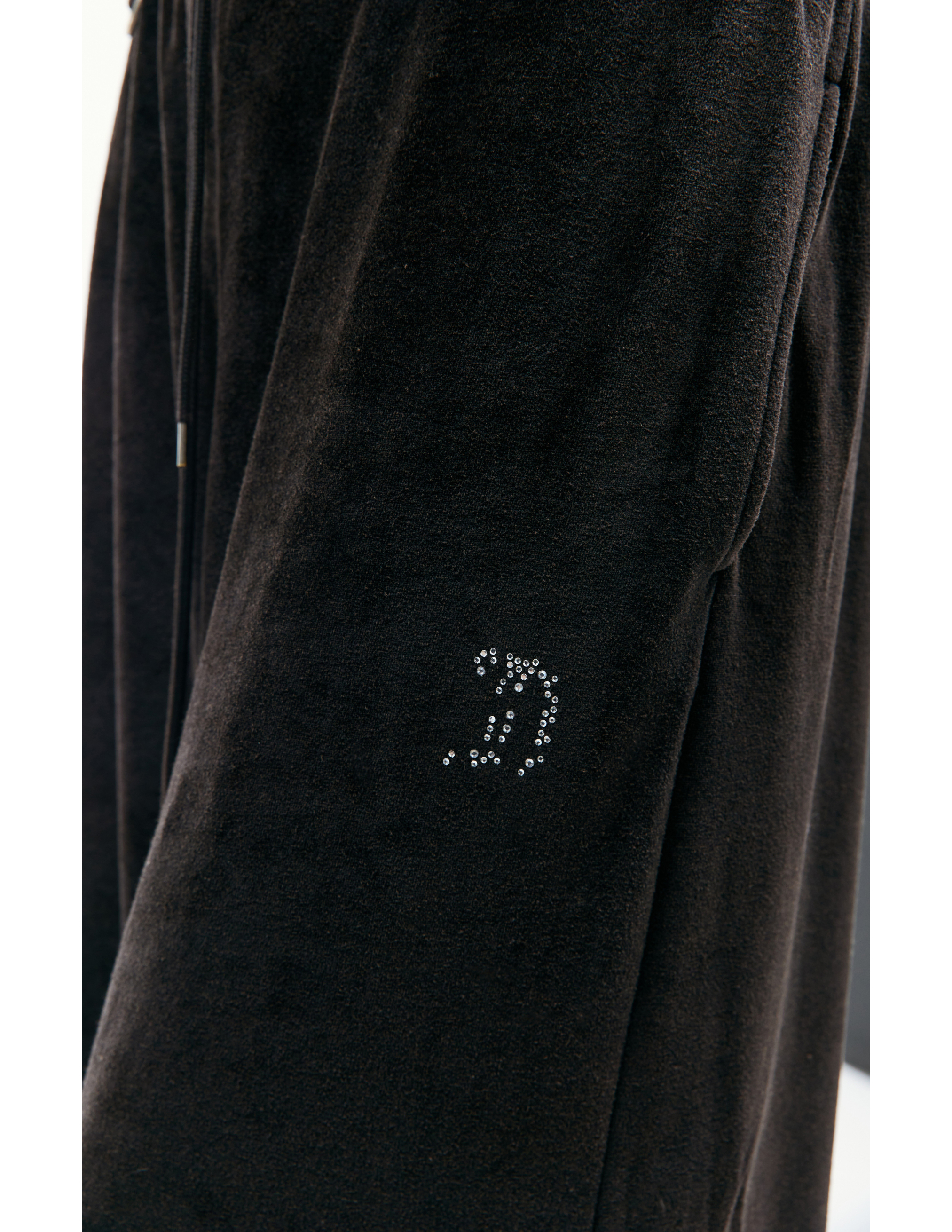 Велюровые брюки с логотипом из страз Doublet 23AW36PT247, размер M;L - фото 6