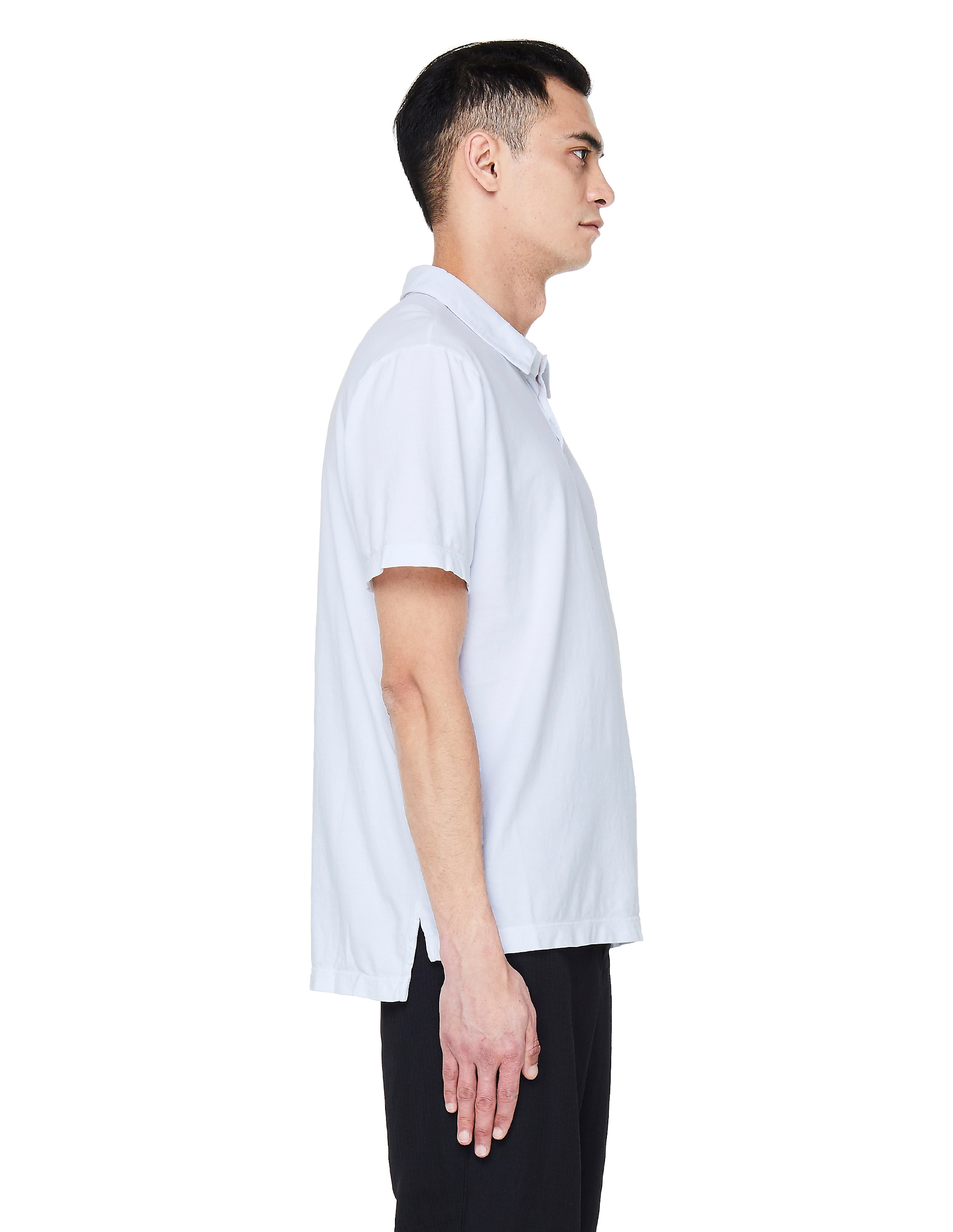 Белая хлопковая футболка-поло MSX3337/wht Фото 2