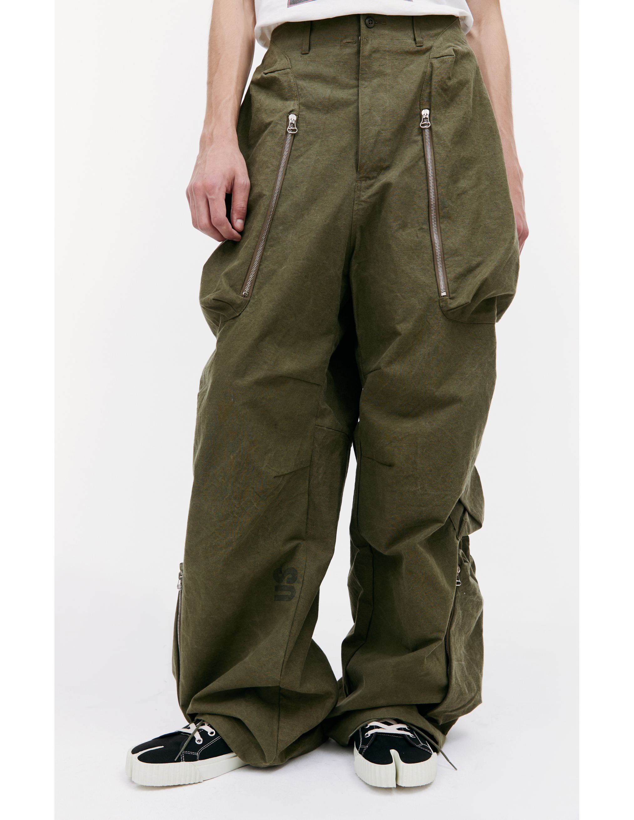Широкие брюки-карго Readymade RE-CO-KH-00-00-238, размер 4 - фото 5
