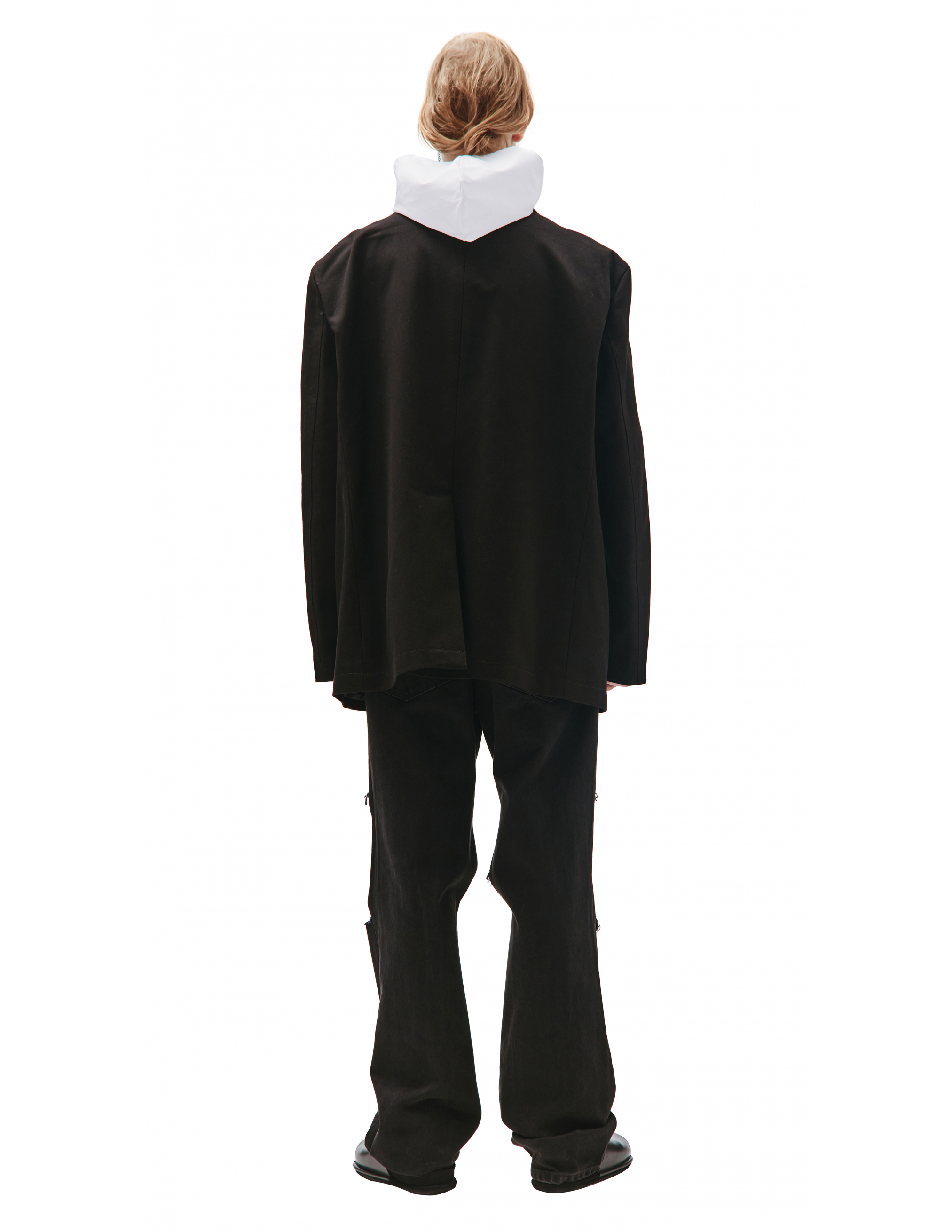 Пиджак Оверсайз с патчем Raf Simons 212-M545B-10090-0099, размер 52;50;48;46 - фото 3