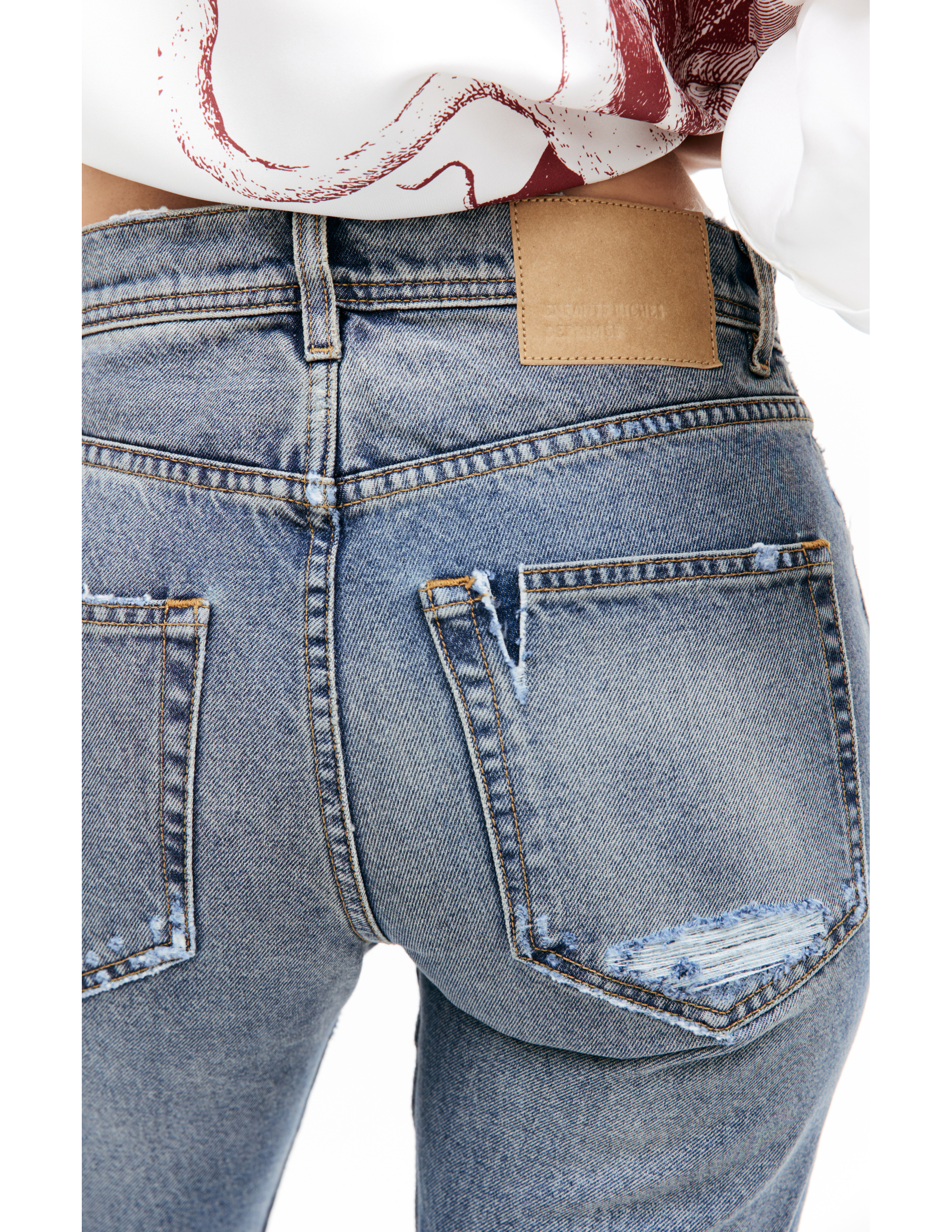 Рваные джинсы клеш Enfants Riches Deprimes 050-340, размер 28;30 - фото 4