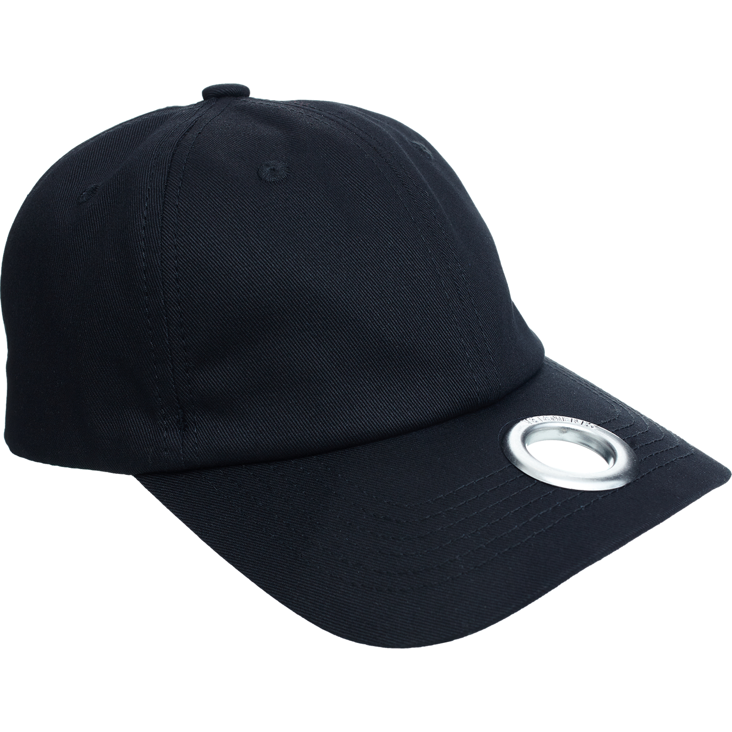 Черная кепка с металлическим кольцом VETEMENTS UE64CA300B/1052, размер One Size