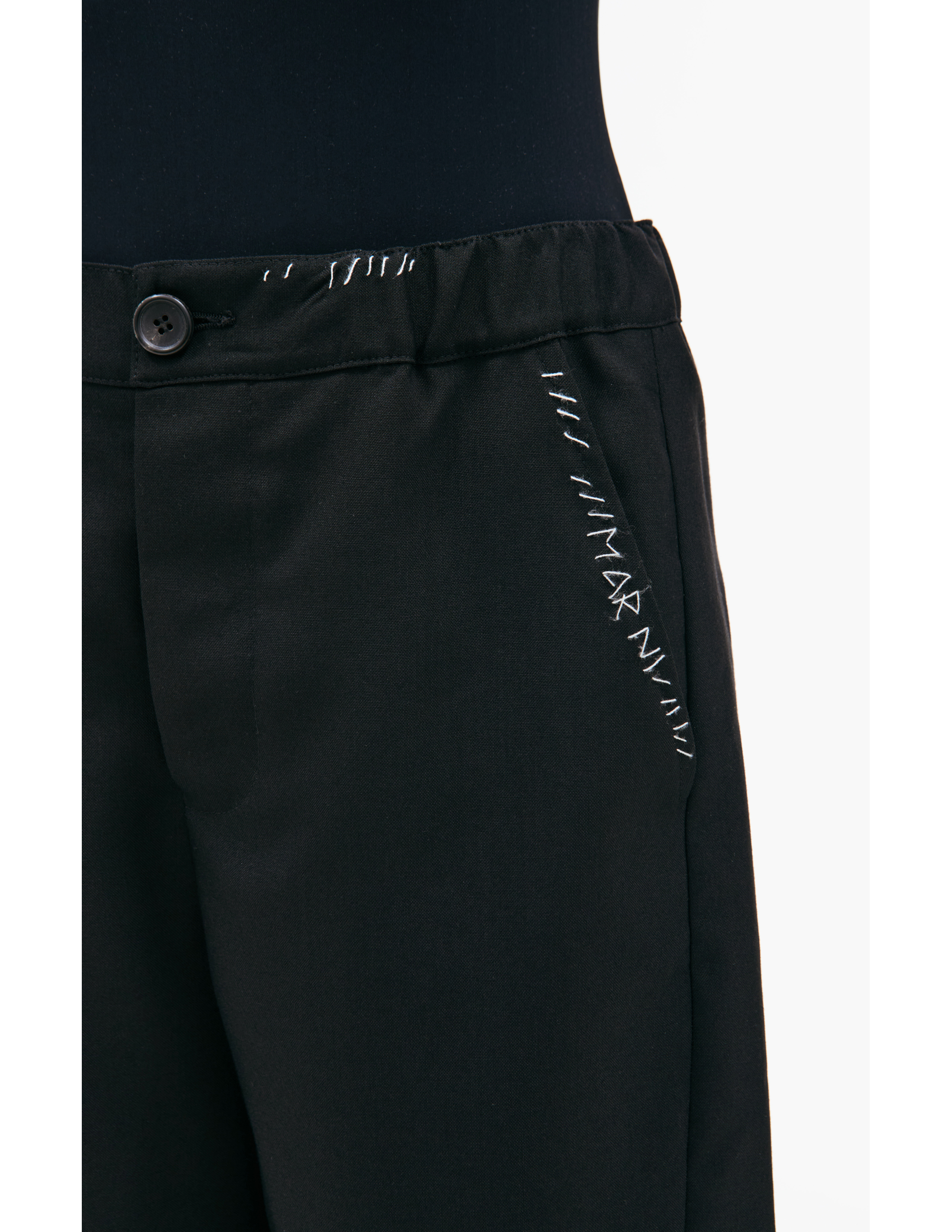 Прямые брюки на резинке Marni PAMA0482SU/TW839/00N99, размер 40;42 PAMA0482SU/TW839/00N99 - фото 4
