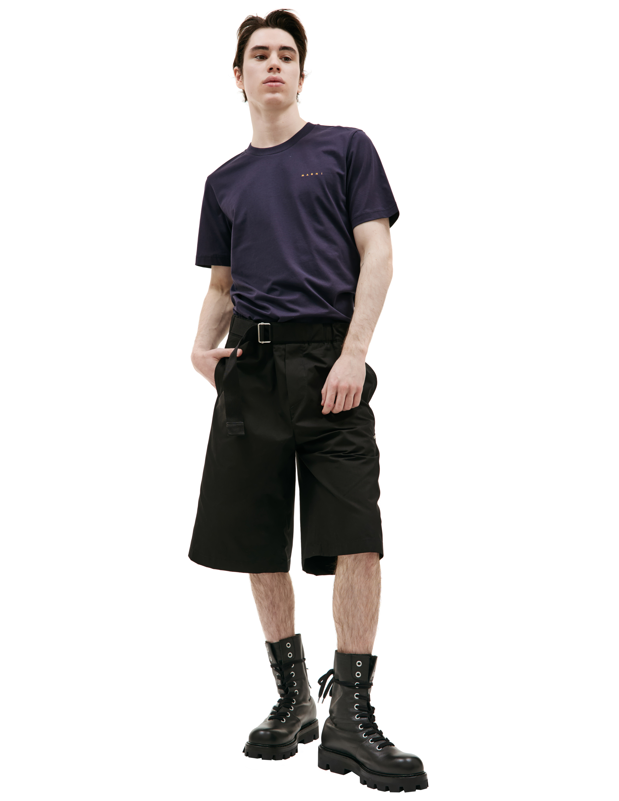 Хлопковые шорты с ремнем OAMC 24E28OAU54/COT00991/001, размер M;L