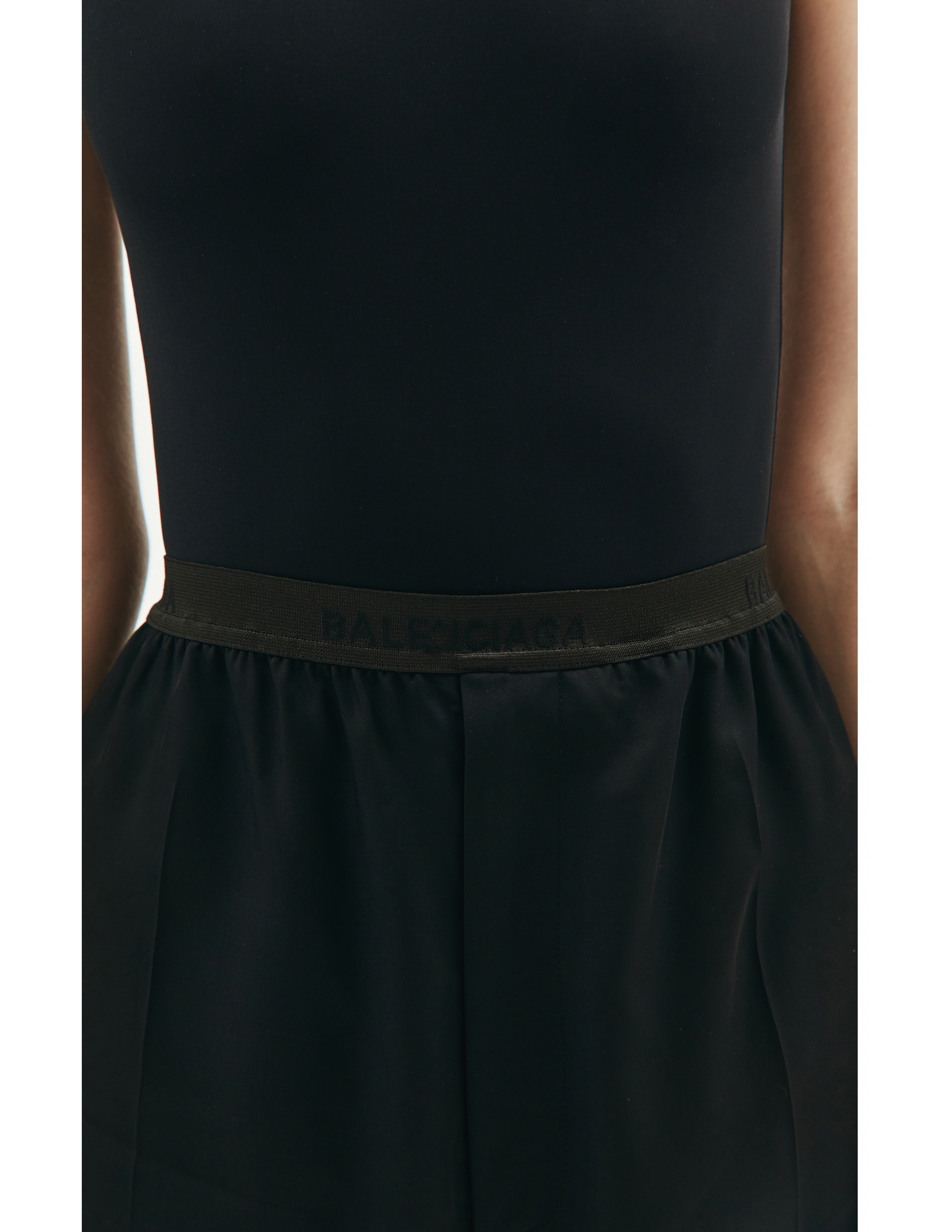 Широкие брюки на резинке с логотипом Balenciaga 675482/TJO25/1000, размер 40;38;36 675482/TJO25/1000 - фото 3