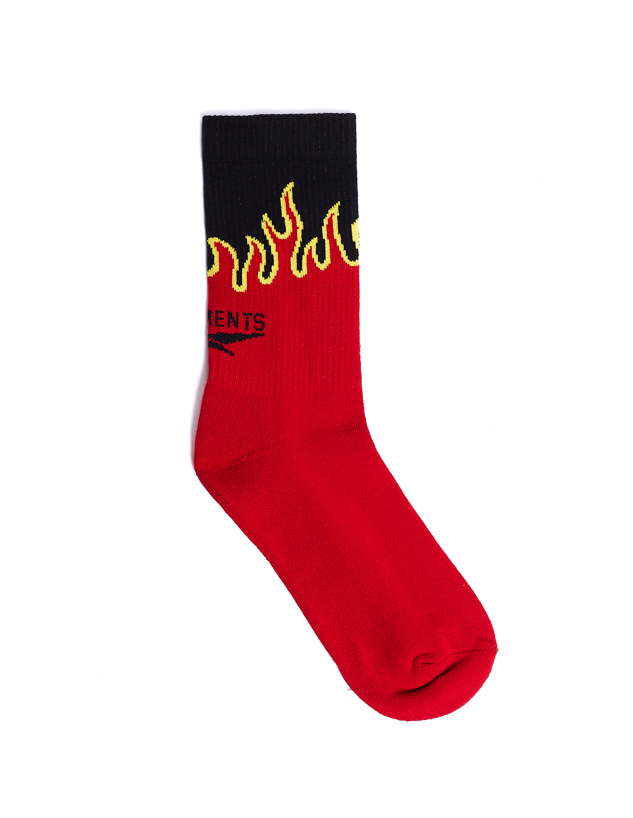 Хлопковые носки с пламенем