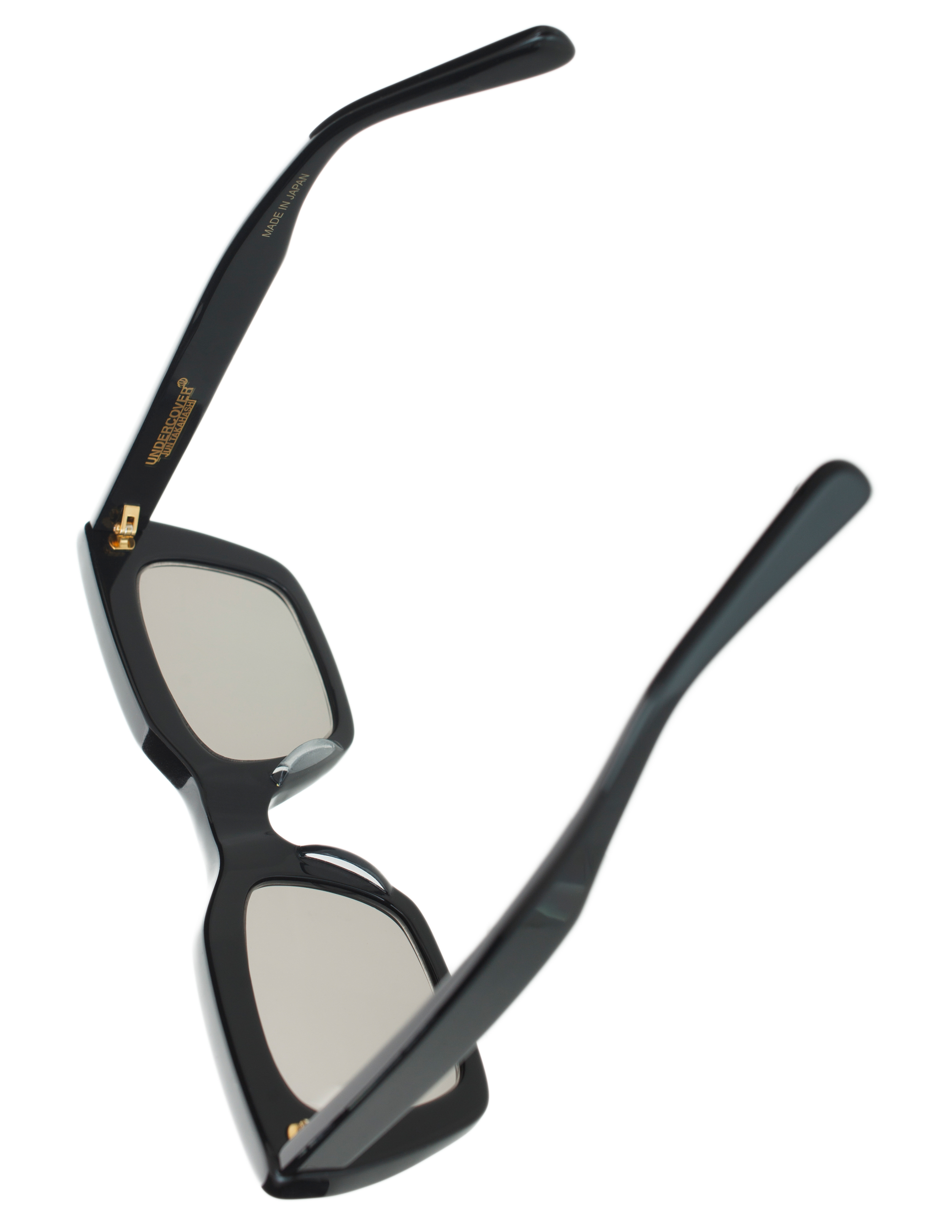 Солнцезащитные очки с прямоугольной оправой Undercover UC1C4E01/BLACK, размер One Size UC1C4E01/BLACK - фото 2