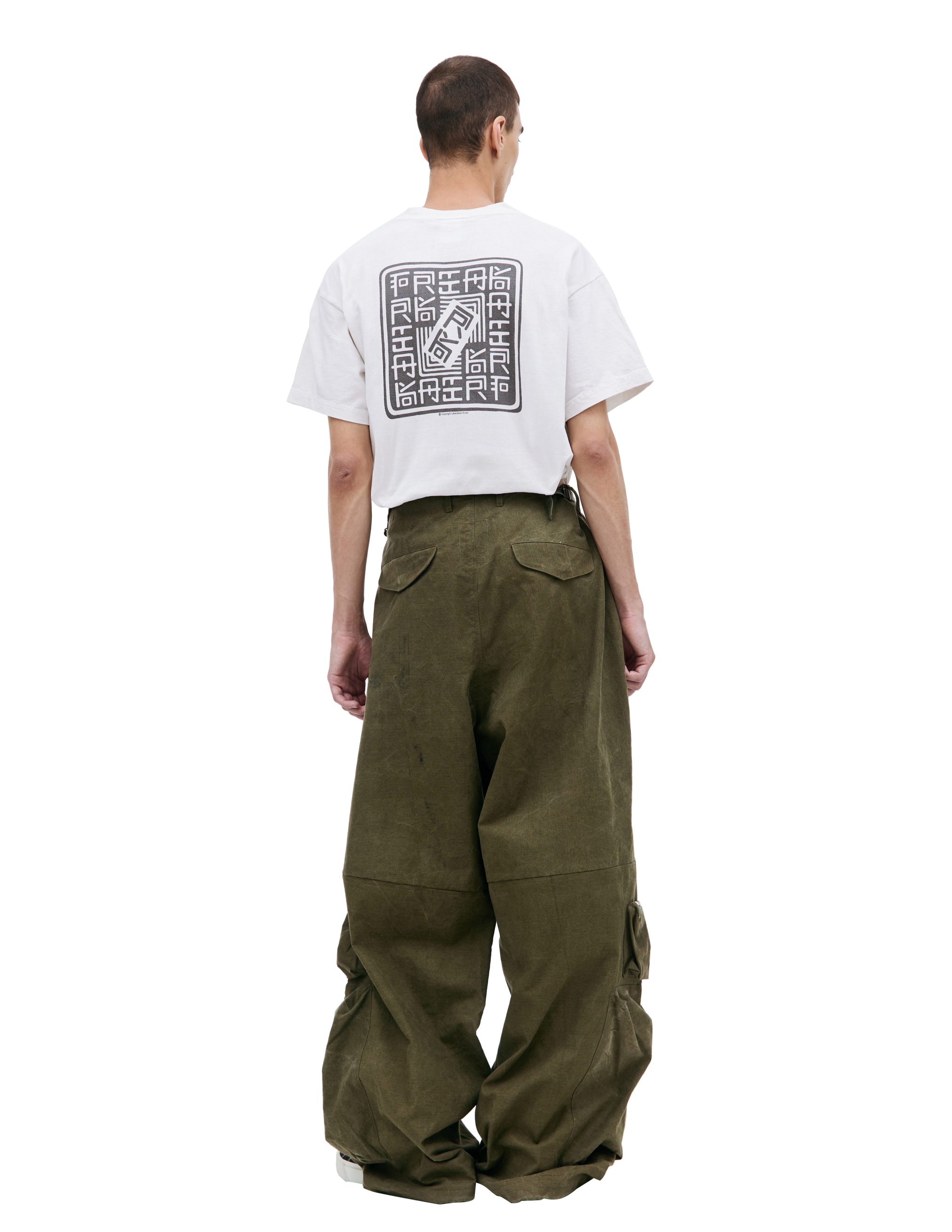 Широкие брюки-карго Readymade RE-CO-KH-00-00-238, размер 4 - фото 3