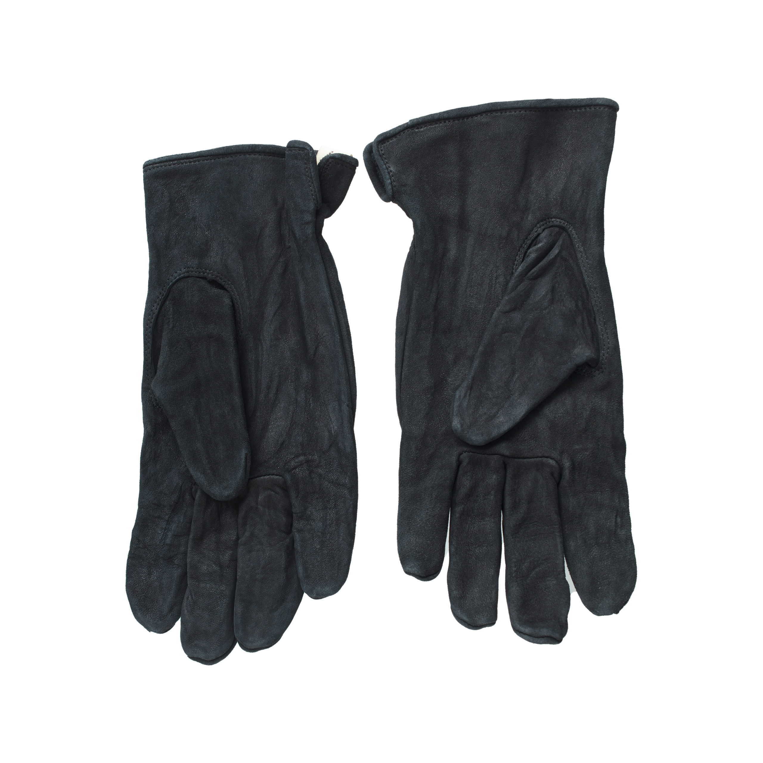 Коричневые замшевые перчатки visvim 0123203003008/BLACK, размер M/L 0123203003008/BLACK - фото 3