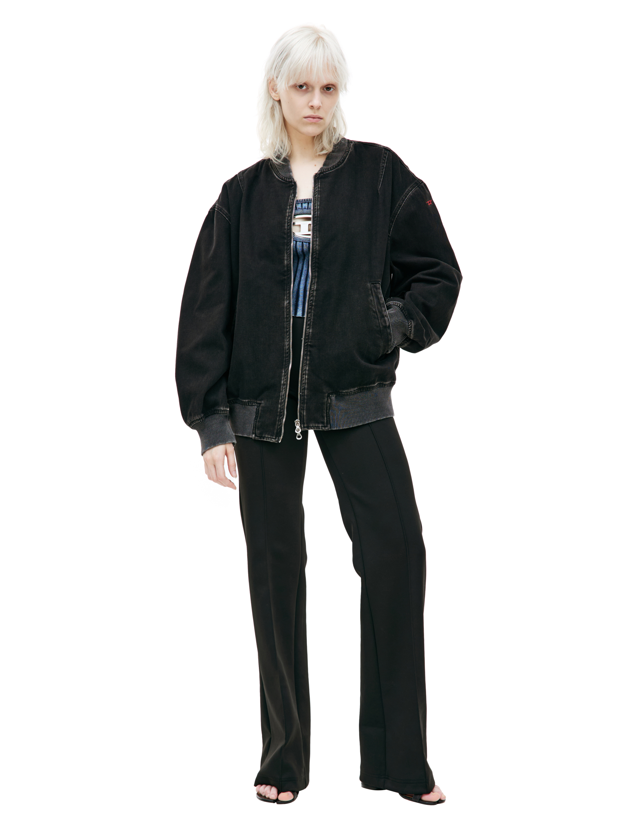 Джинсовый бомбер D-VINZ