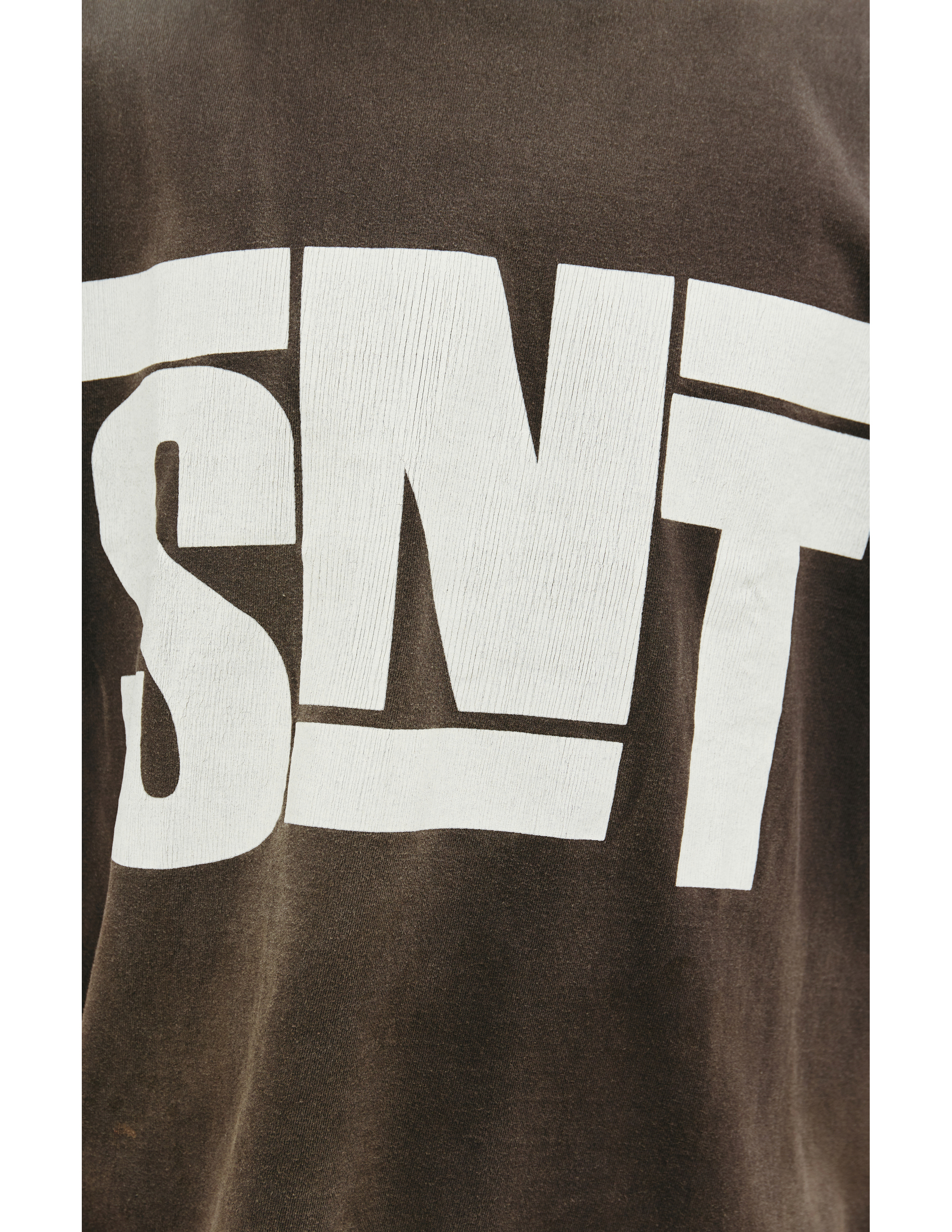 Выцветшая футболка с принтом SNT Saint Michael SM-S22-1111-019, размер XXL;XL;L - фото 4