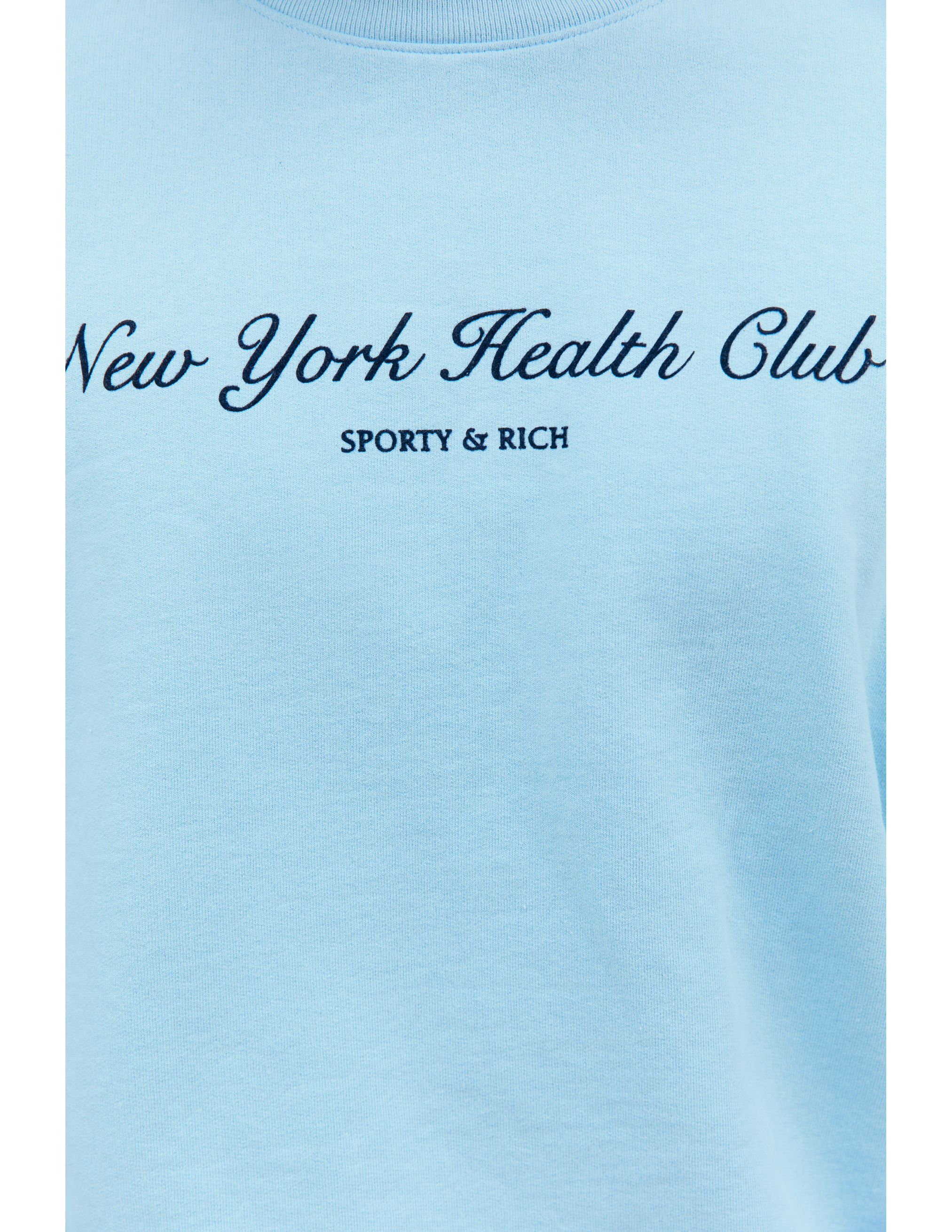 Свитшот с принтом NY Health Club SPORTY & RICH CR843HO, размер S;M;L;XL - фото 4