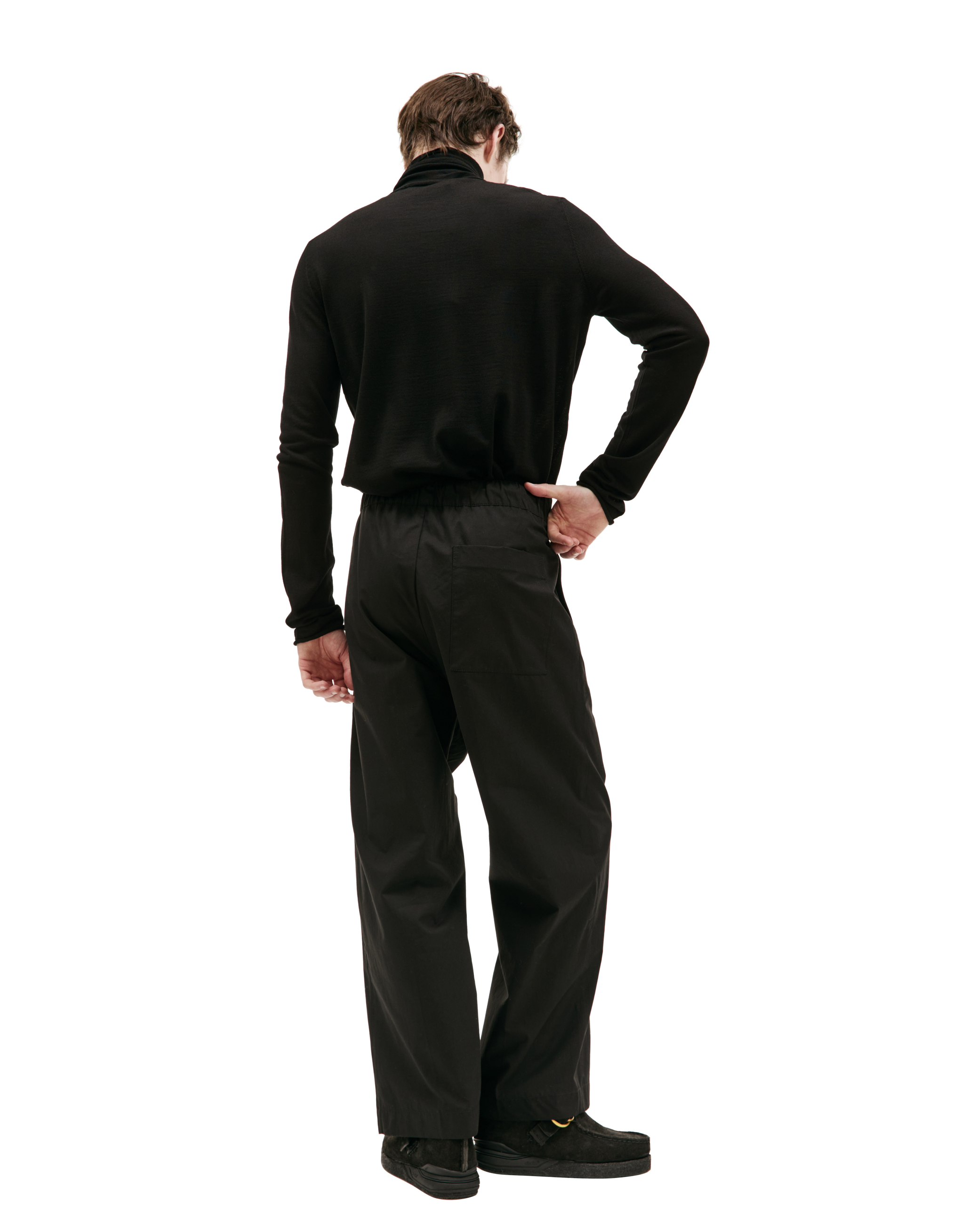 Прямые брюки на резинке OAMC 24E28OAU88/COT00991/001, размер L;XL 24E28OAU88/COT00991/001 - фото 3