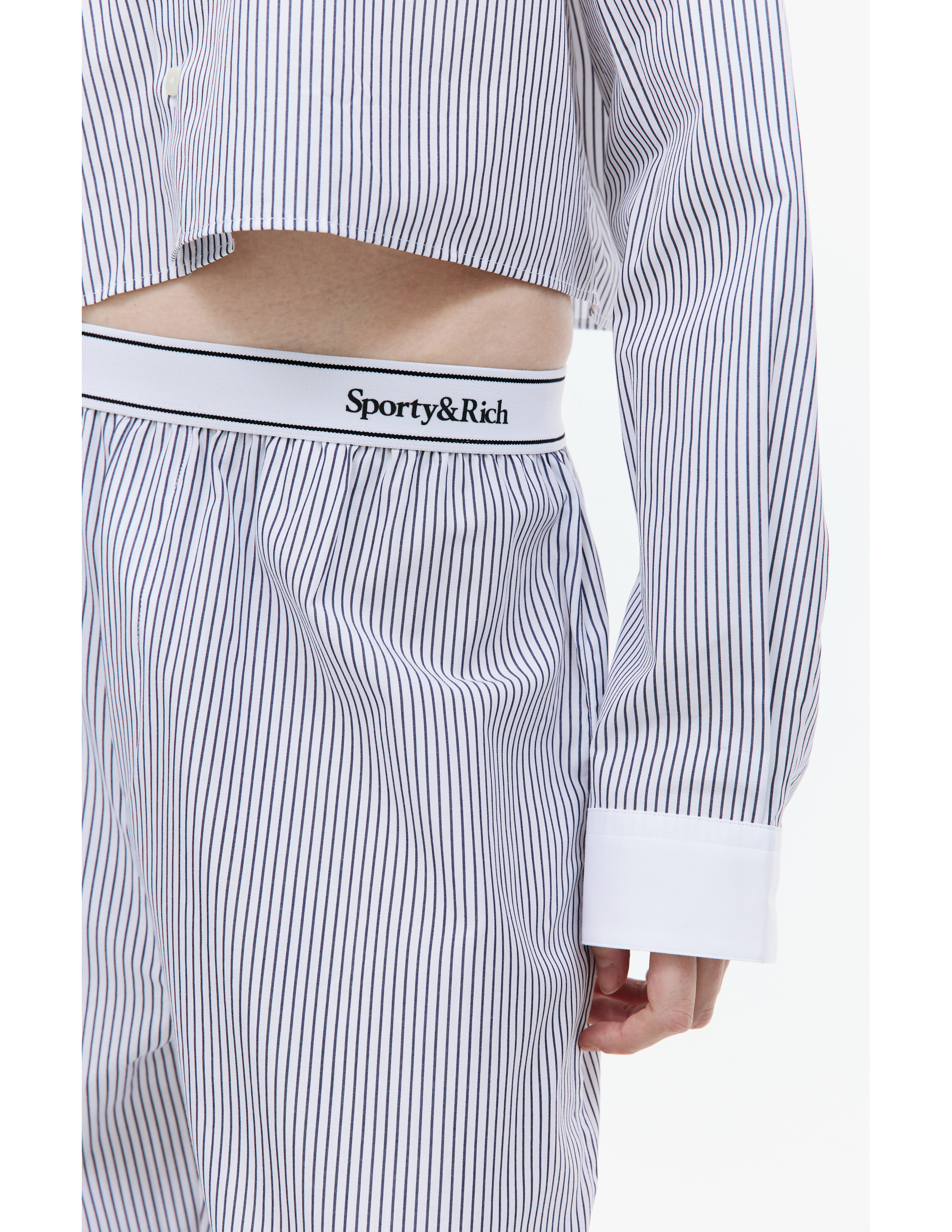 Пижамные брюки в полоску SPORTY & RICH PAAW2322NS, размер S;M;L;XL - фото 5