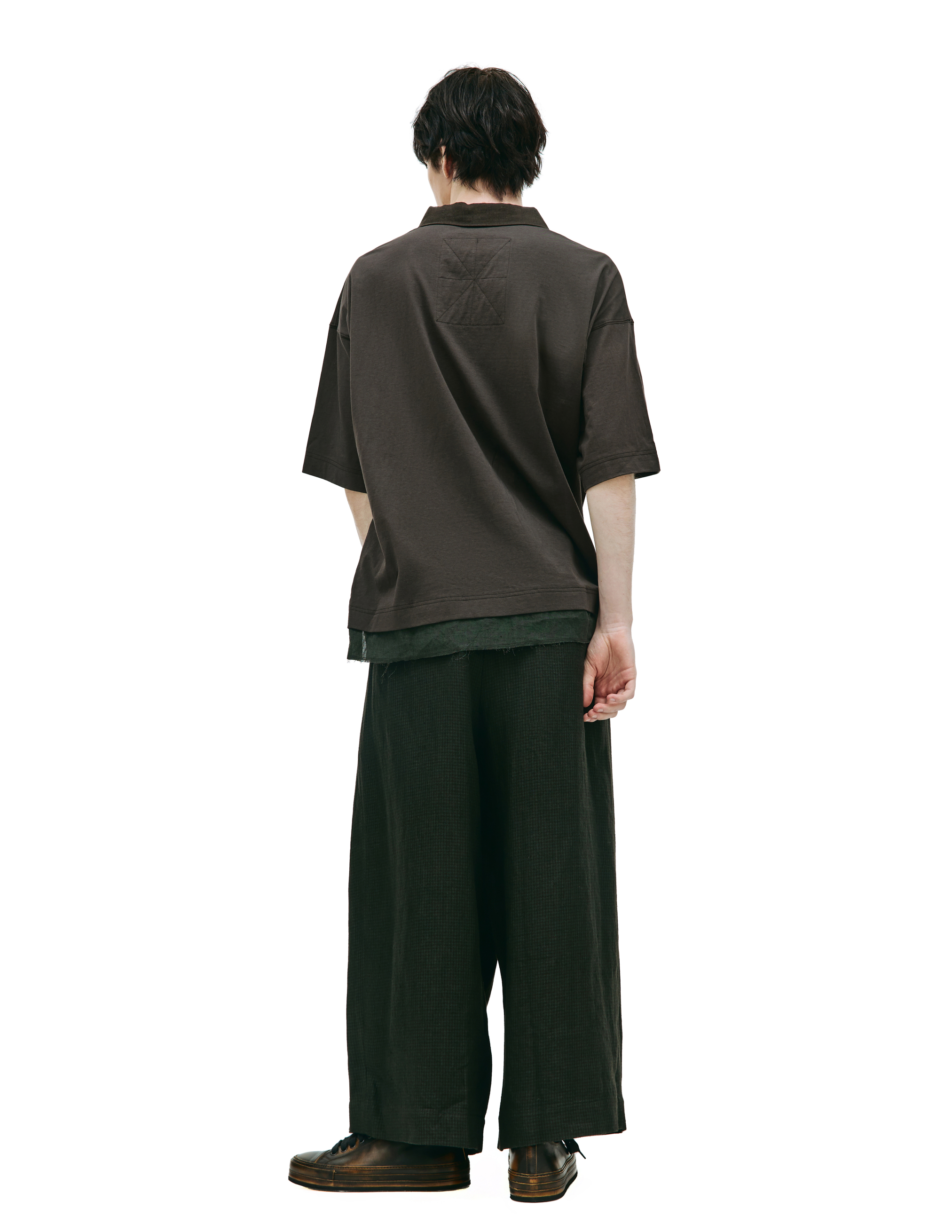 Комбинированная футболка с воротником-поло Ziggy Chen 0M2310202, размер 52 - фото 3