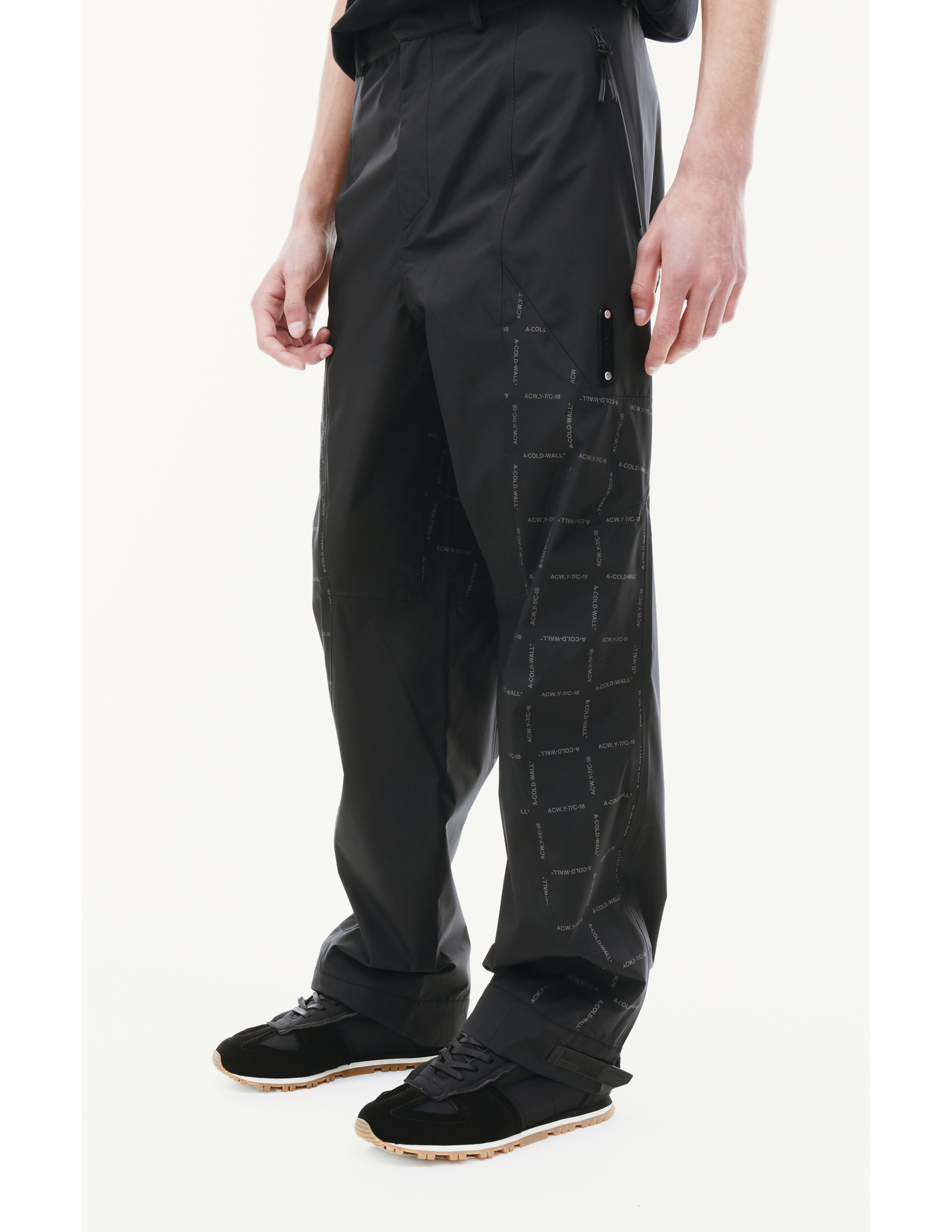 Черные брюки с монопринтом A-COLD-WALL* ACWMB176, размер 52;50;48 - фото 4