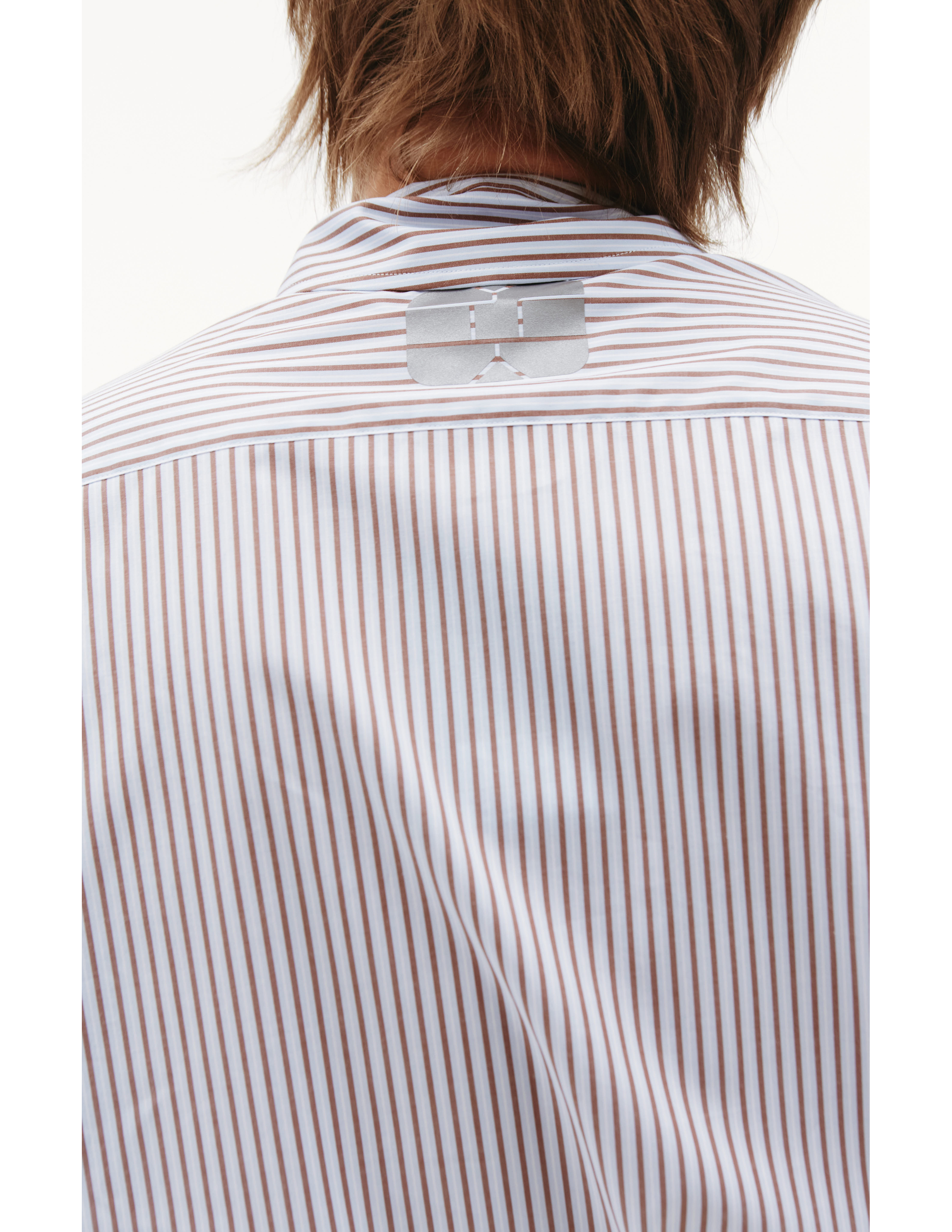 Голубая рубашка на молнии VTMNTS VL12SH300W, размер XL;L;M - фото 4
