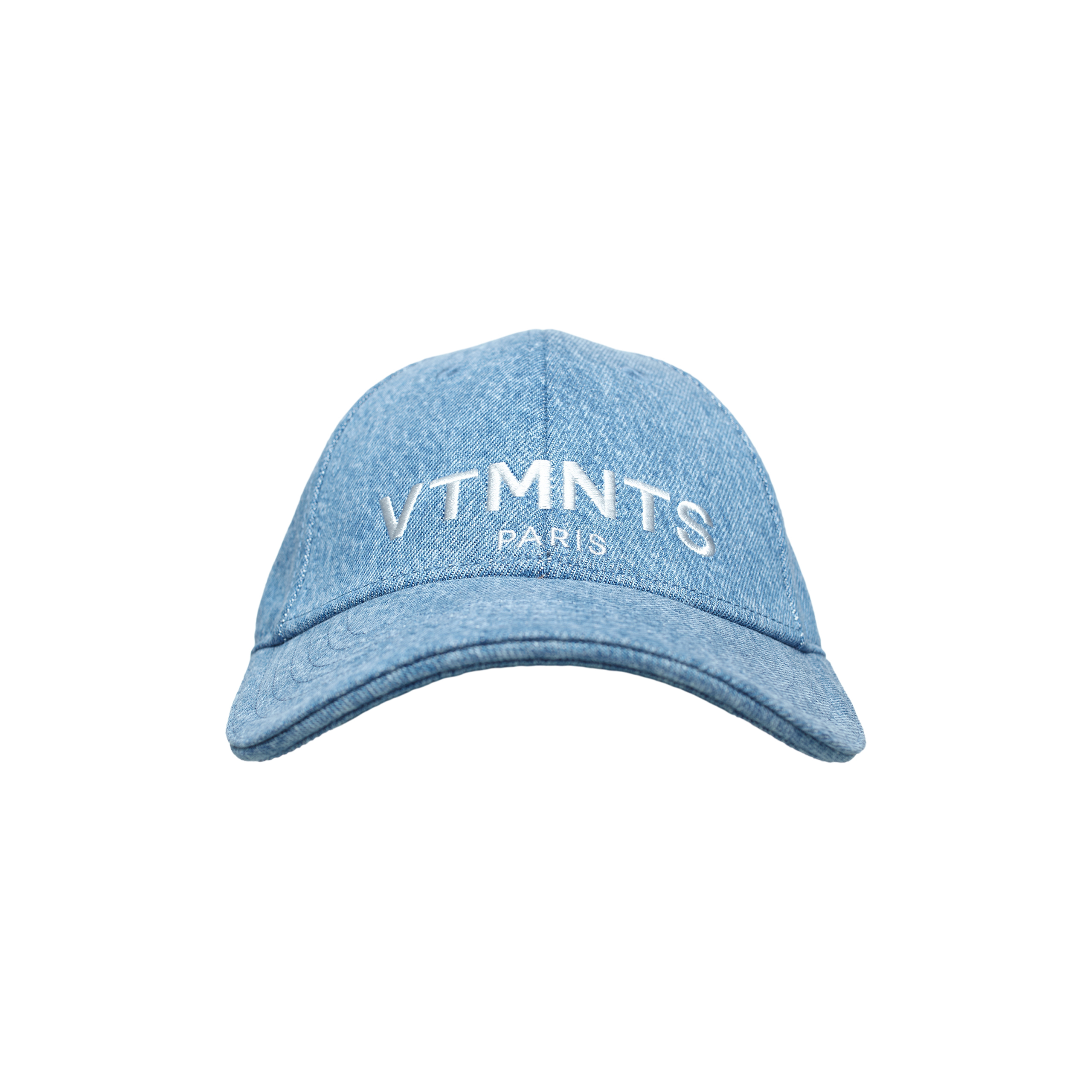 Джинсовая кепка с вышивкой логотипа VTMNTS VL20CA200NW/5401, размер One Size VL20CA200NW/5401 - фото 3