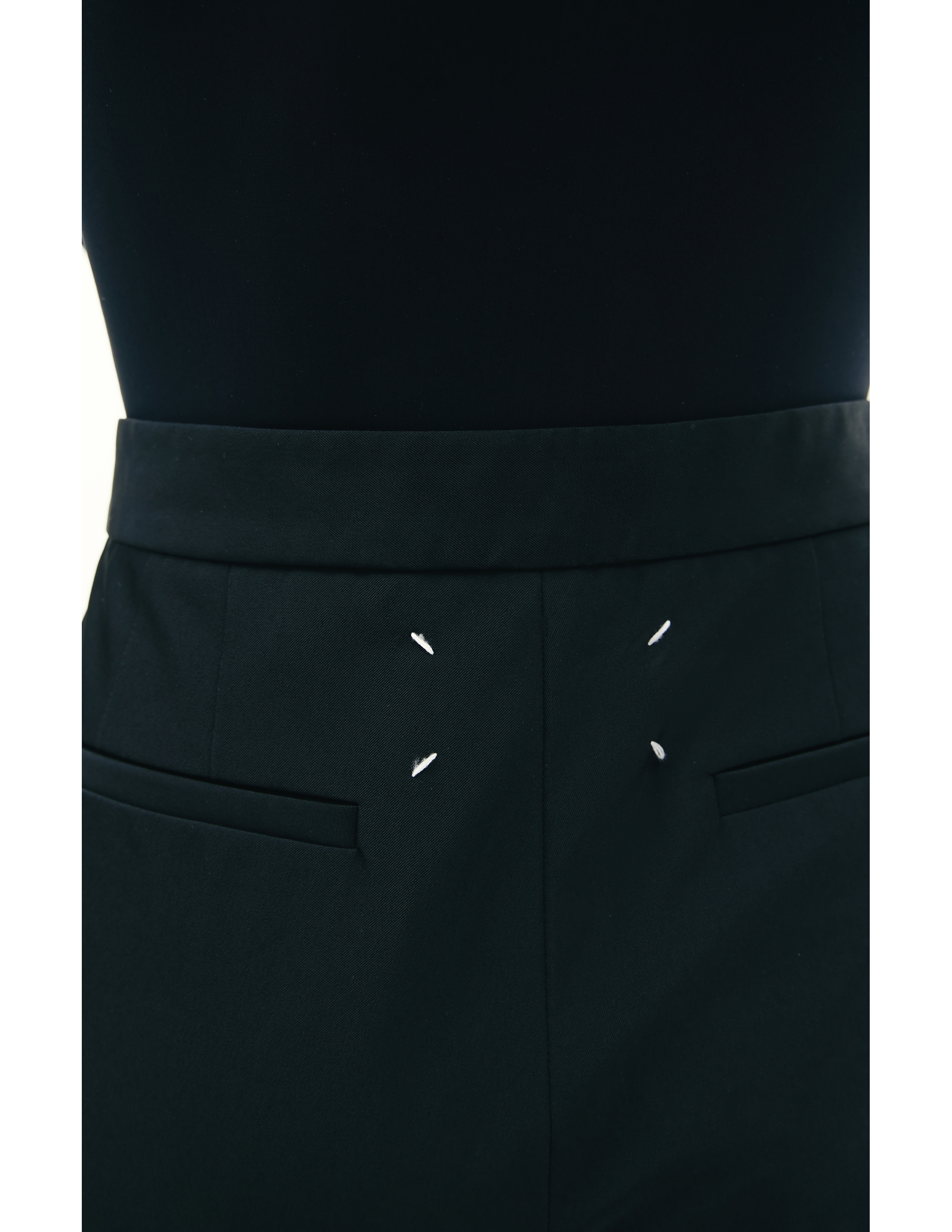 Черные классические брюки Maison Margiela S51KA0506/S49645/900, размер 40;42 S51KA0506/S49645/900 - фото 4