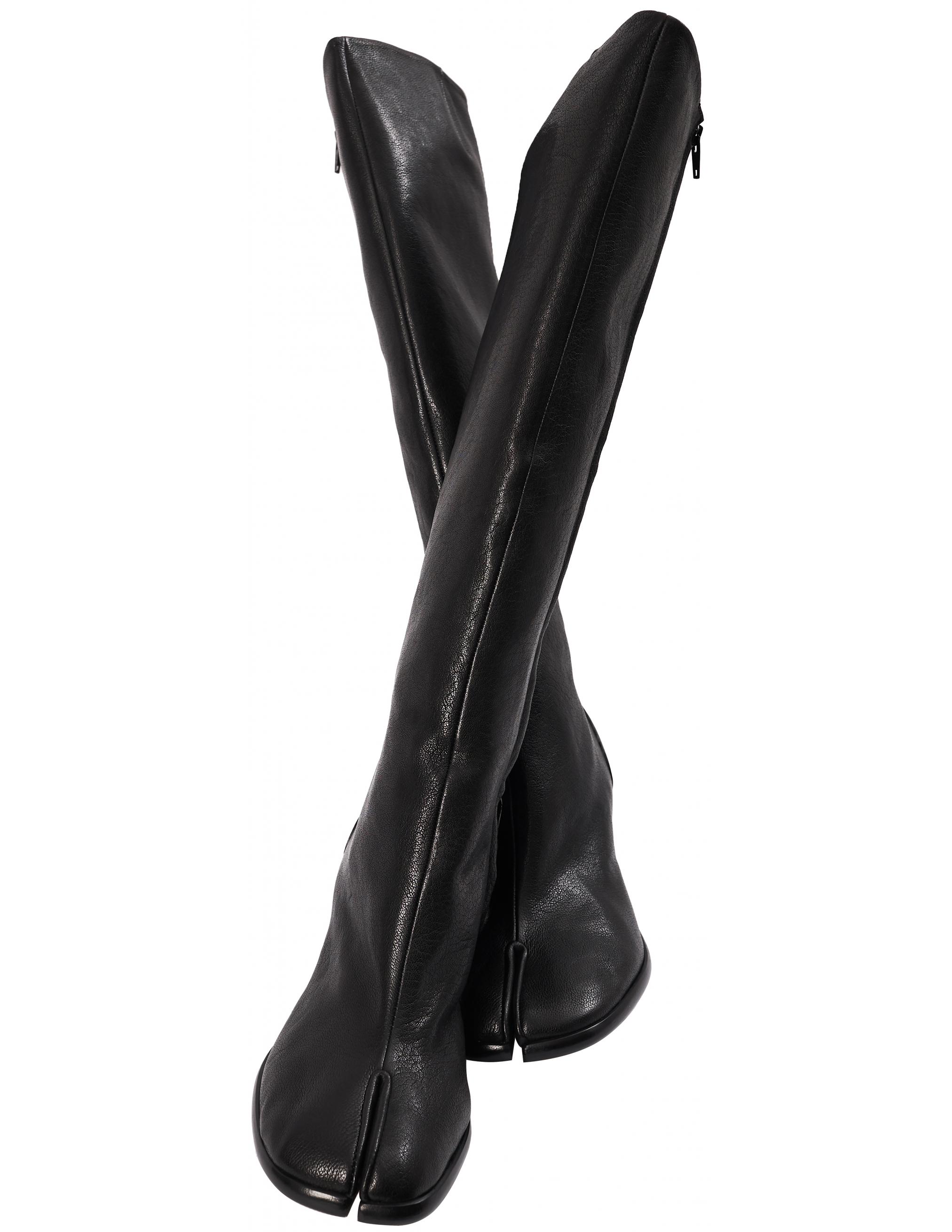 Черные кожаные сапоги Tabi Maison Margiela S34WW0057/P3753/T8013, размер 41;40;39;38;36 S34WW0057/P3753/T8013 - фото 1