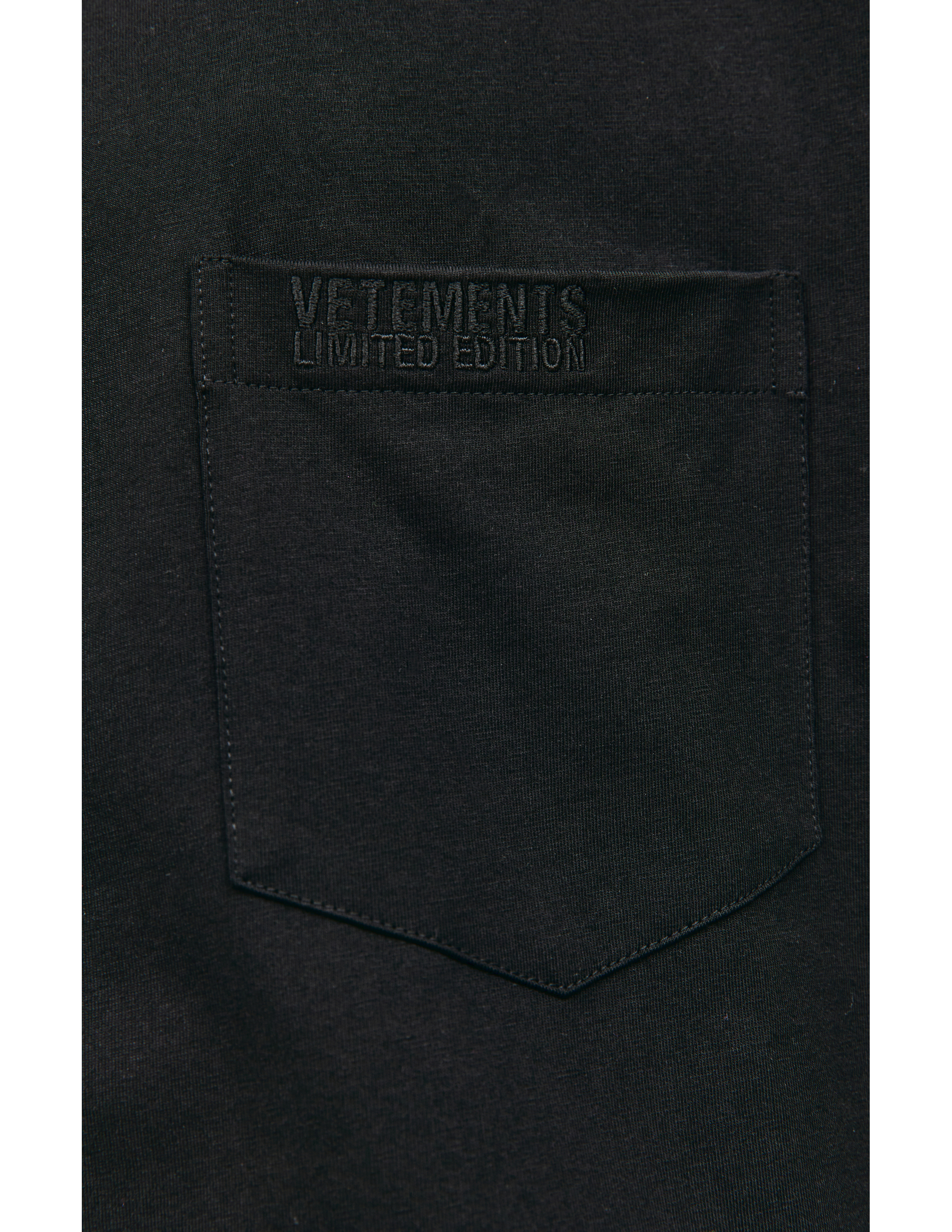 Оверсайз рубашка с накладным карманом VETEMENTS UE54JS120B/1200, размер S;XL UE54JS120B/1200 - фото 5