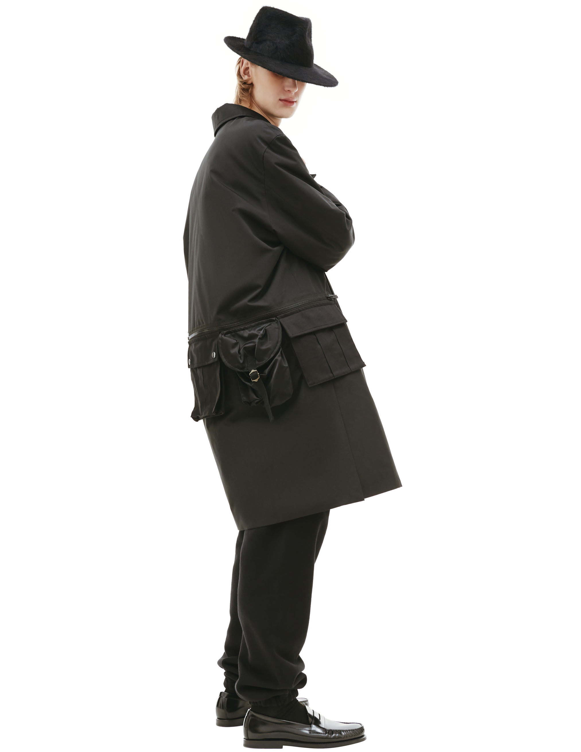 Пальто с накладными карманами - Undercover UI2B4302 Фото 2