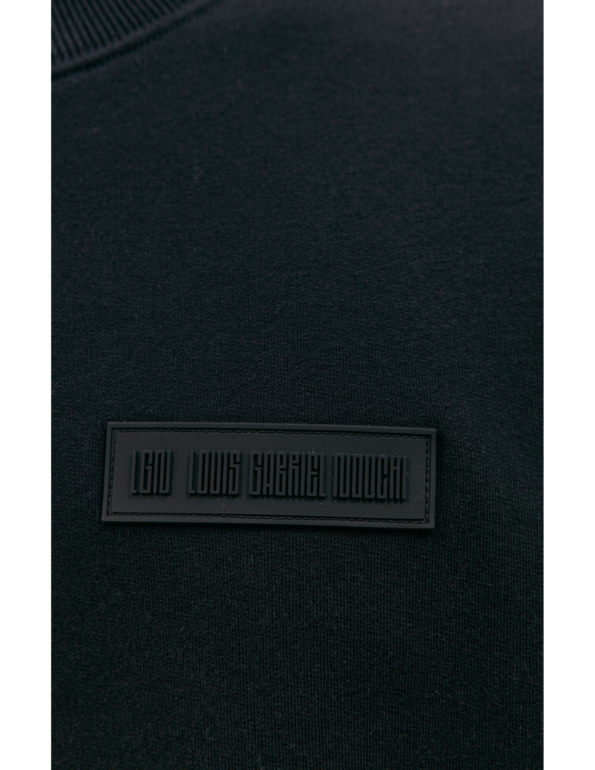 Черный свитшот с патчем LOUIS GABRIEL NOUCHI 0622/T330/001, размер M;XL 0622/T330/001 - фото 4