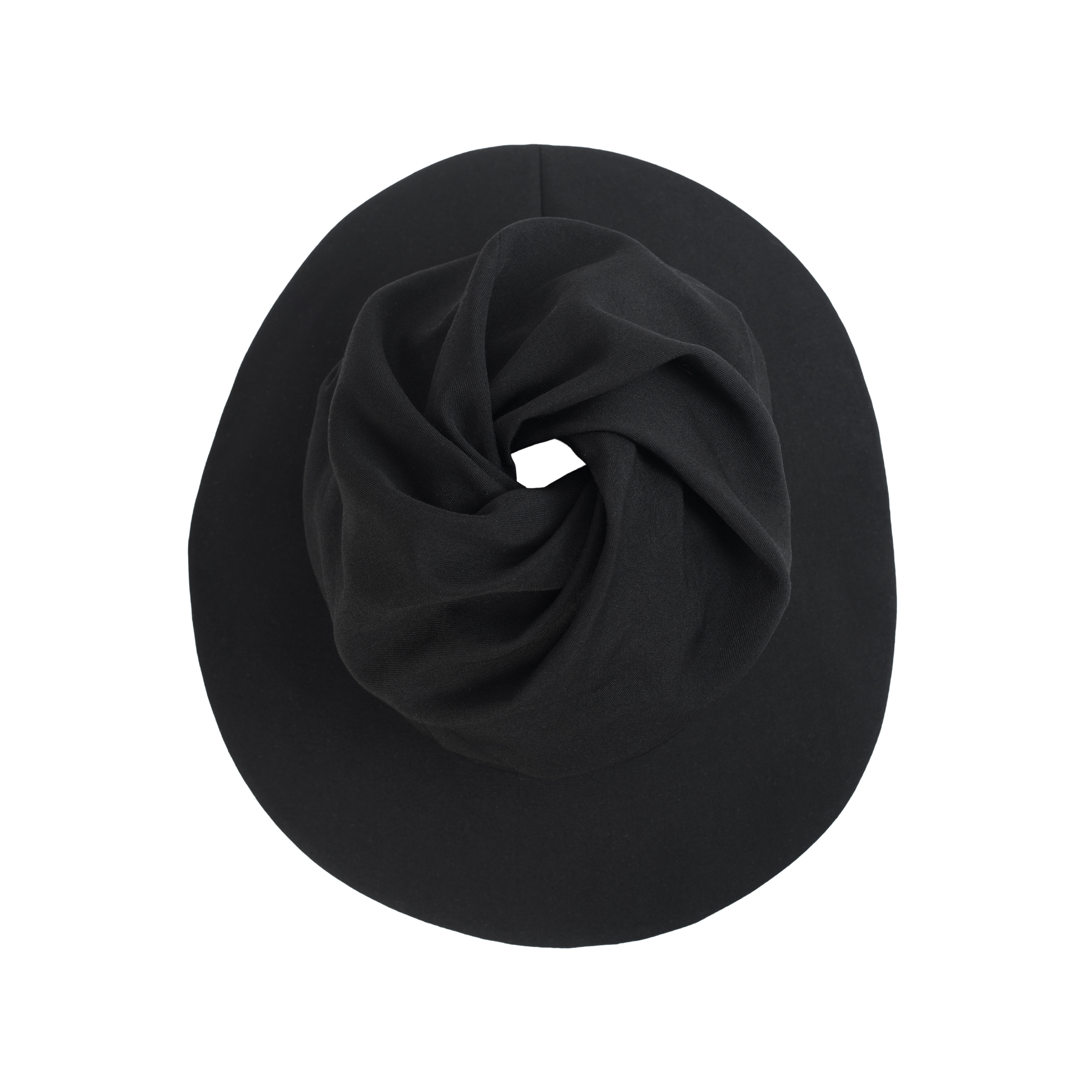 Черная шерстяная шляпа Ys YQ-H02-100-1, размер 2 - фото 3