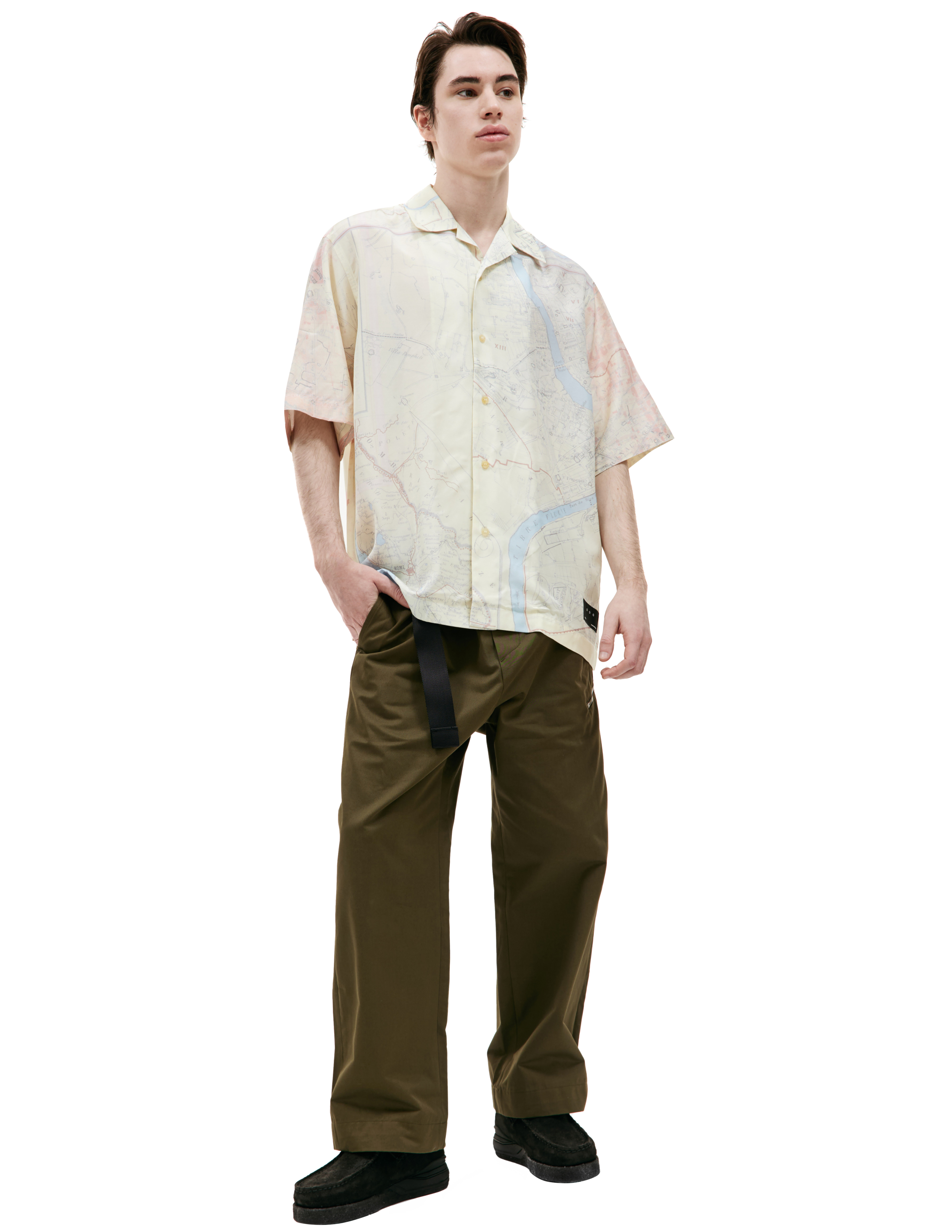Рубашка с коротким рукавом OAMC 24E28OAU58/VICOA020/255, размер L;XL