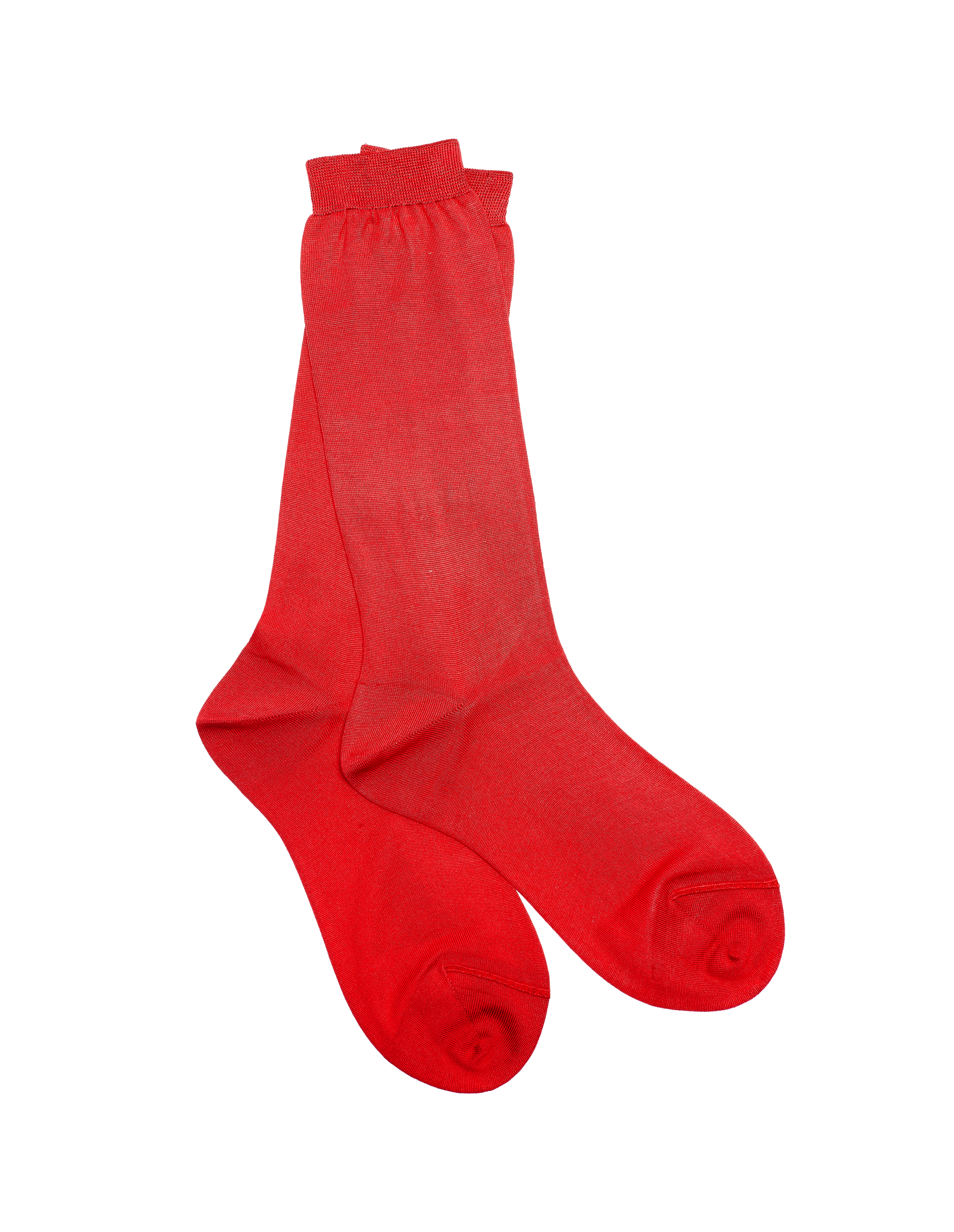 Красные шелковые носки - Ann Demeulemeester 1801-8780-403-039 Фото 3