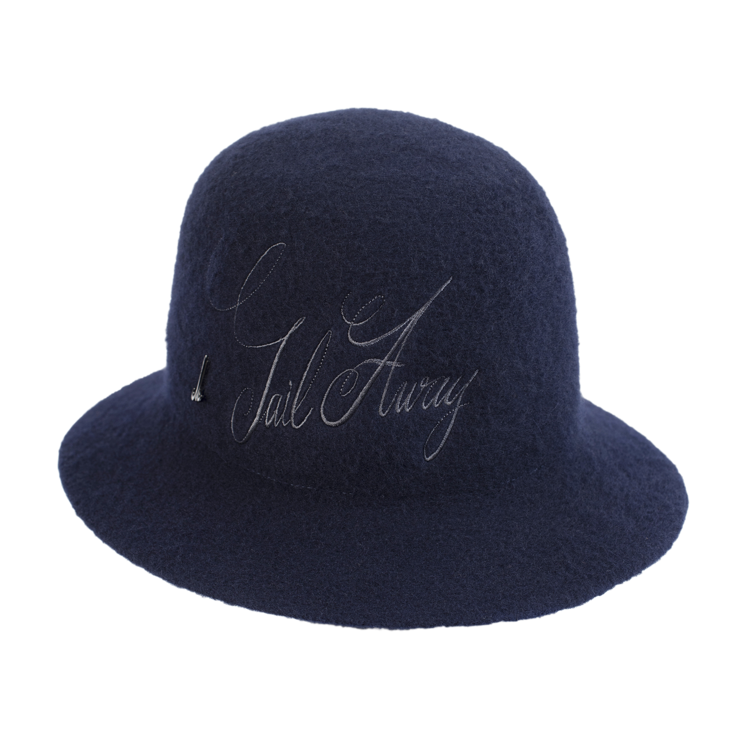 Шерстяная шляпа с вышитым логотипом Junya Watanabe WH-K606-051-2, размер 3 - фото 3